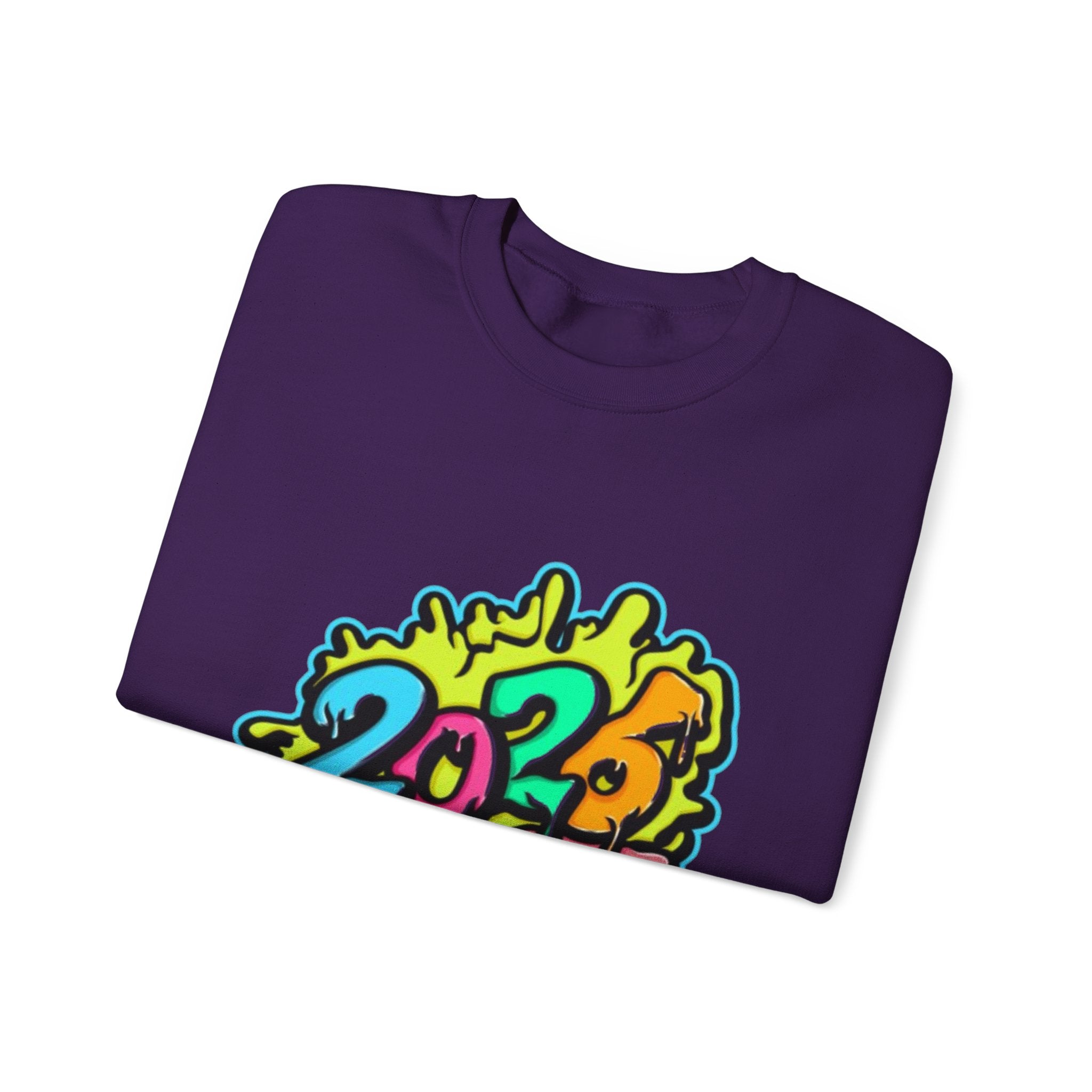 2026 Colorful Drip Design Unisex Sweatshirt