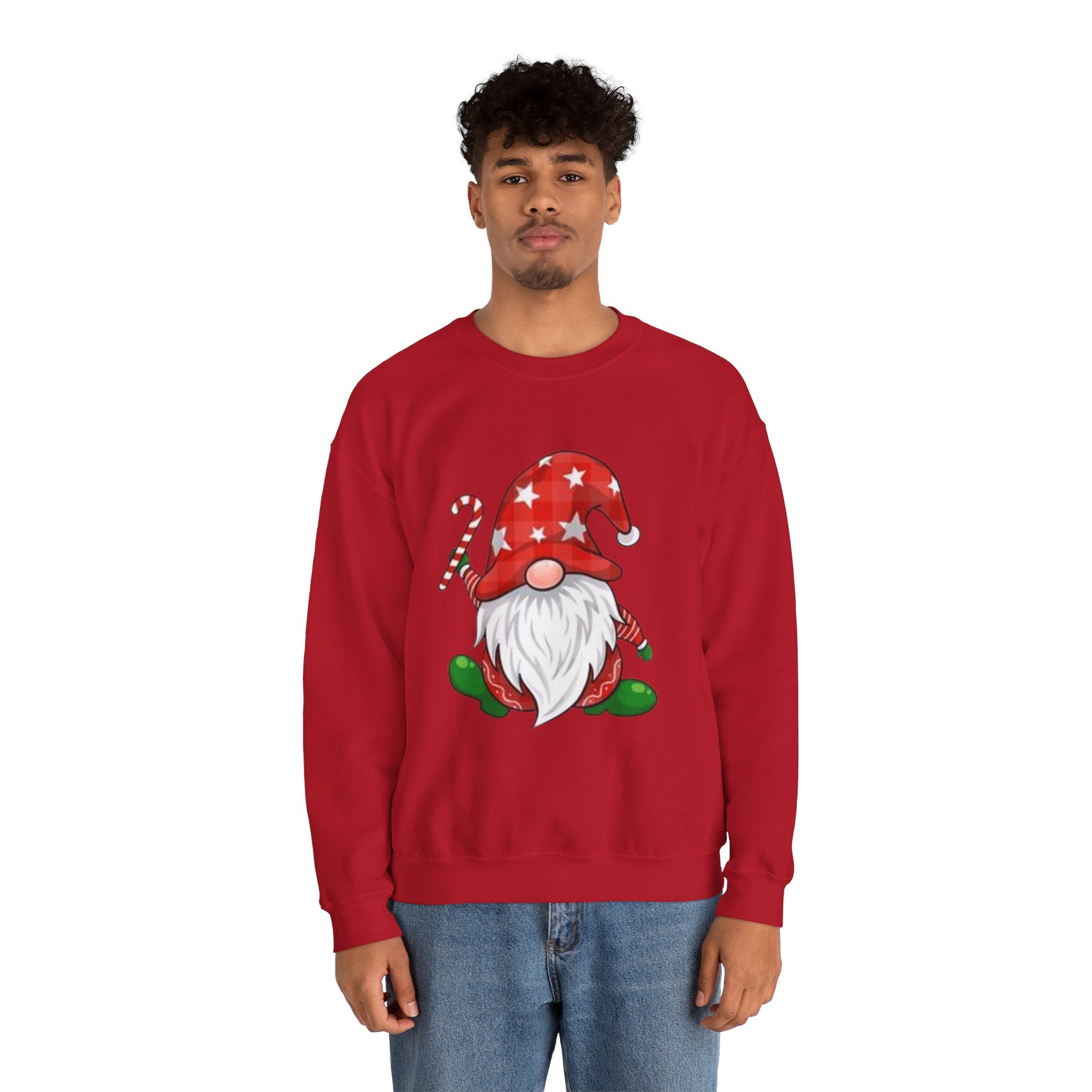 Christmas Holiday Gnome Unisex Heavy Blend™ Crewneck Sweatshirt