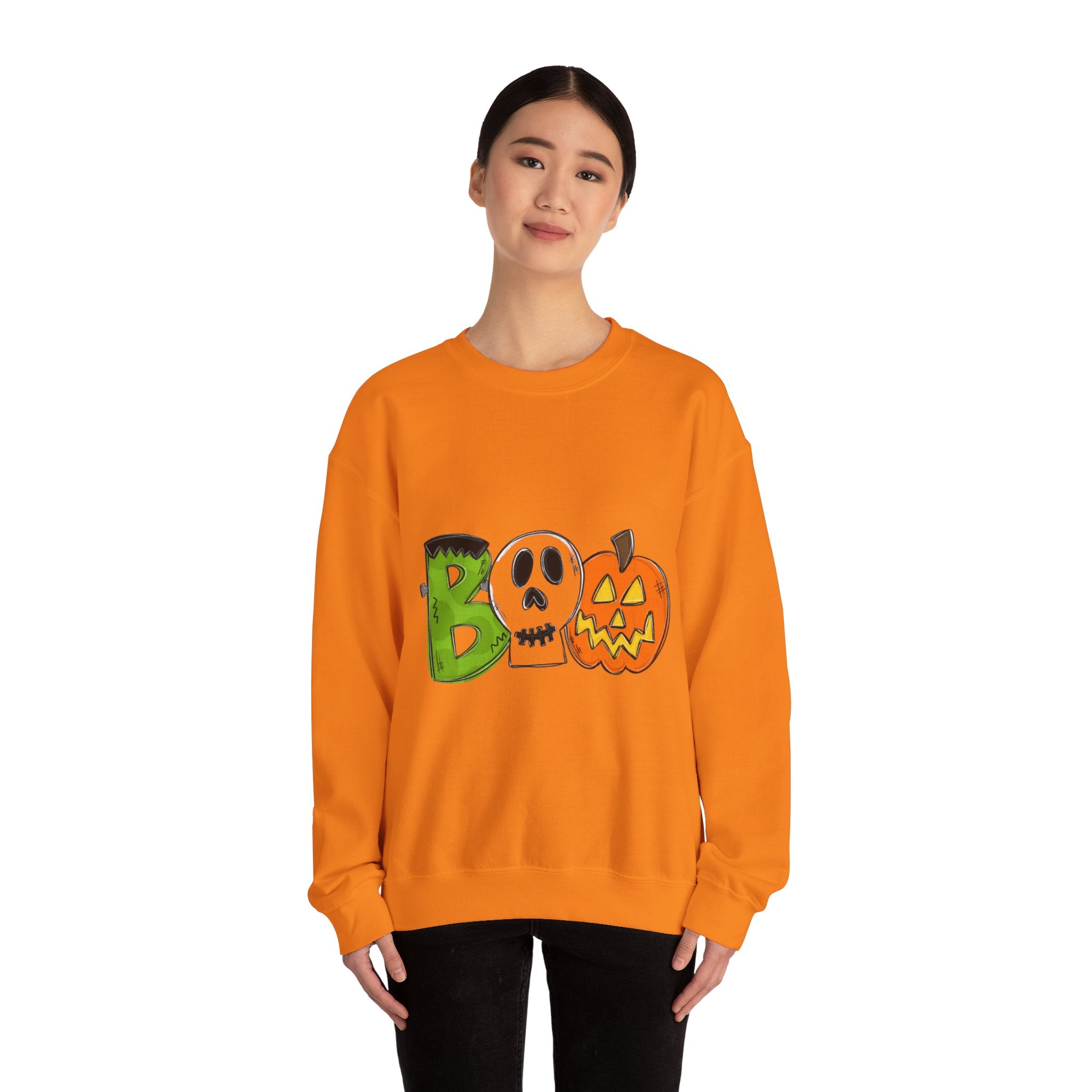 Halloween Boo Unisex Heavy Blend™ Crewneck Sweatshirt
