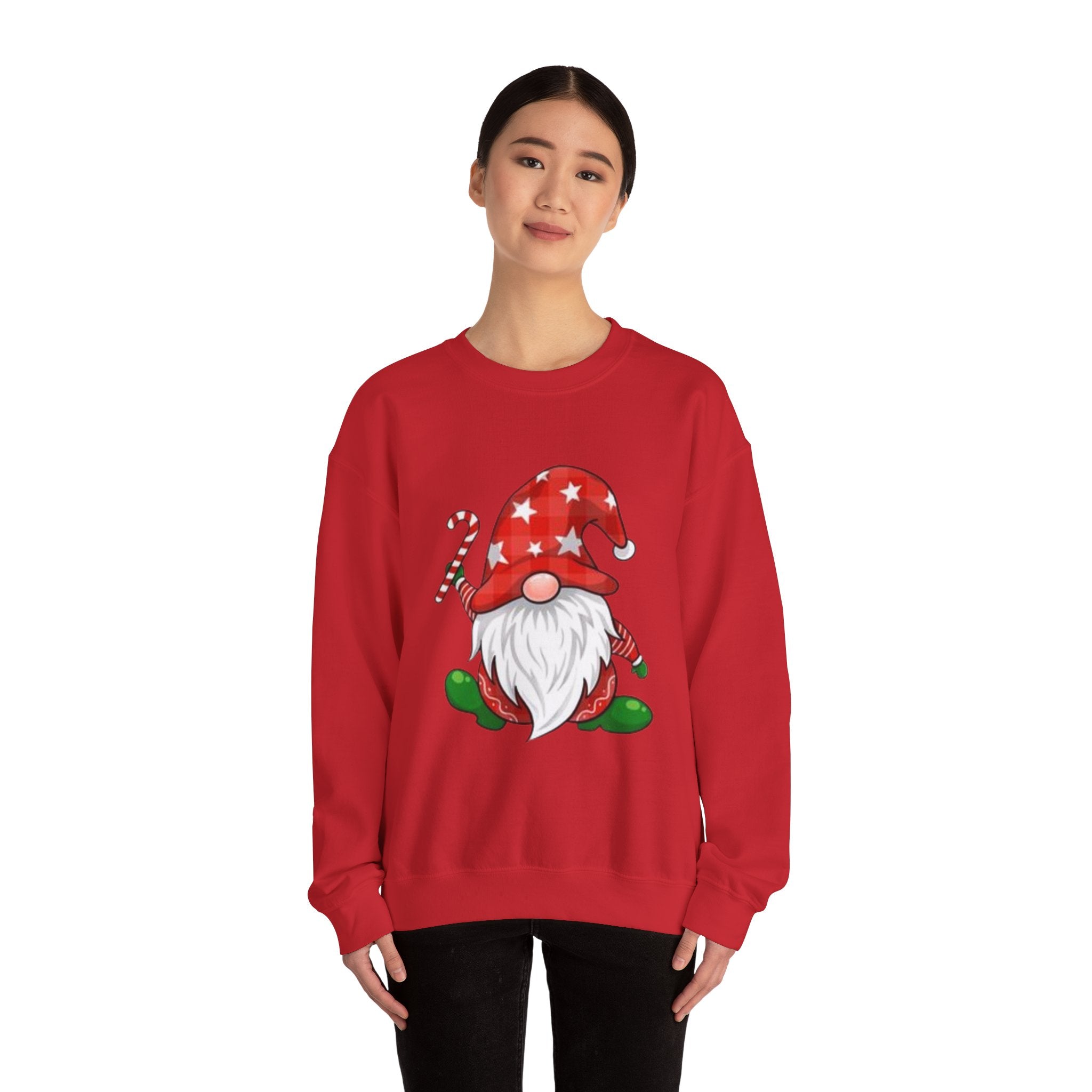 Christmas Holiday Gnome Unisex Heavy Blend™ Crewneck Sweatshirt