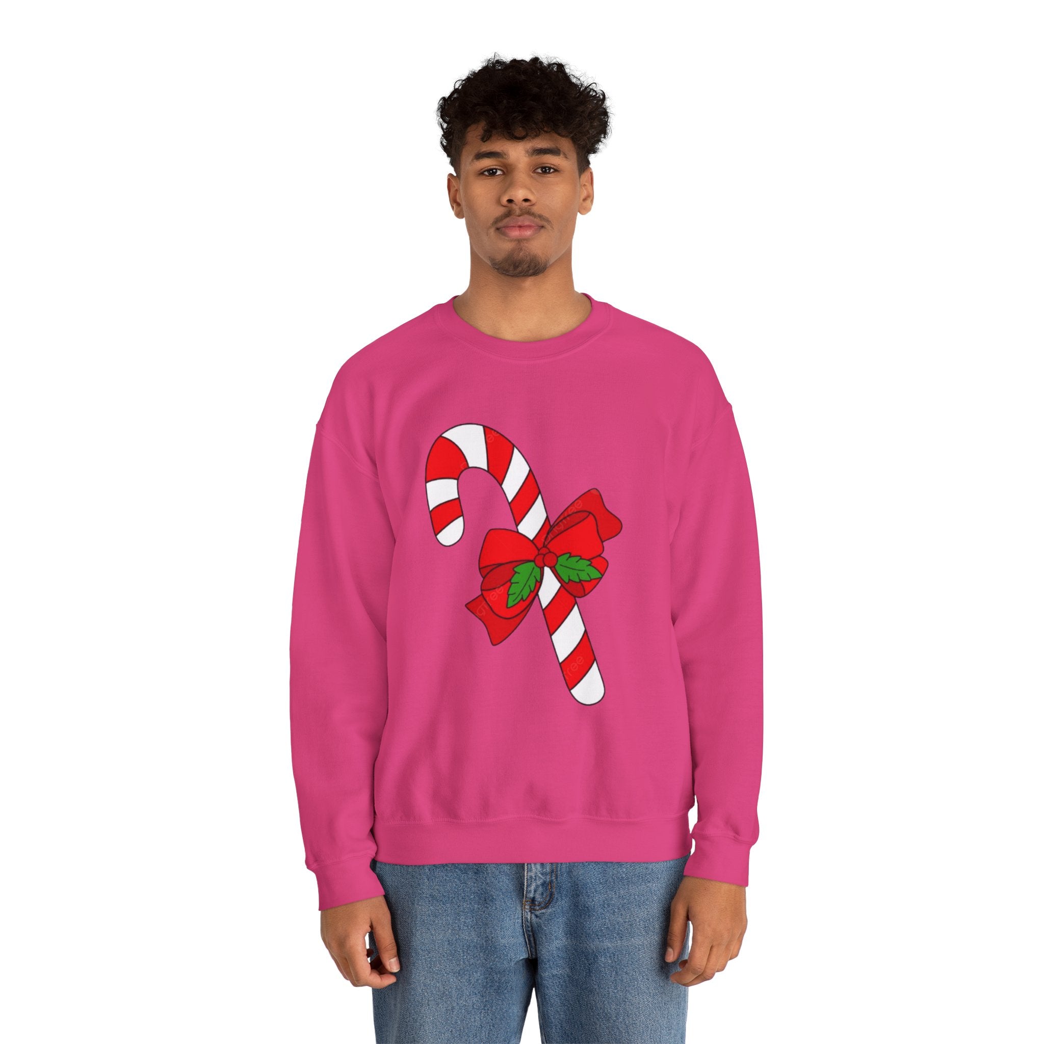 Candy Cane Holiday Unisex Heavy Blend™ Crewneck Sweatshirt