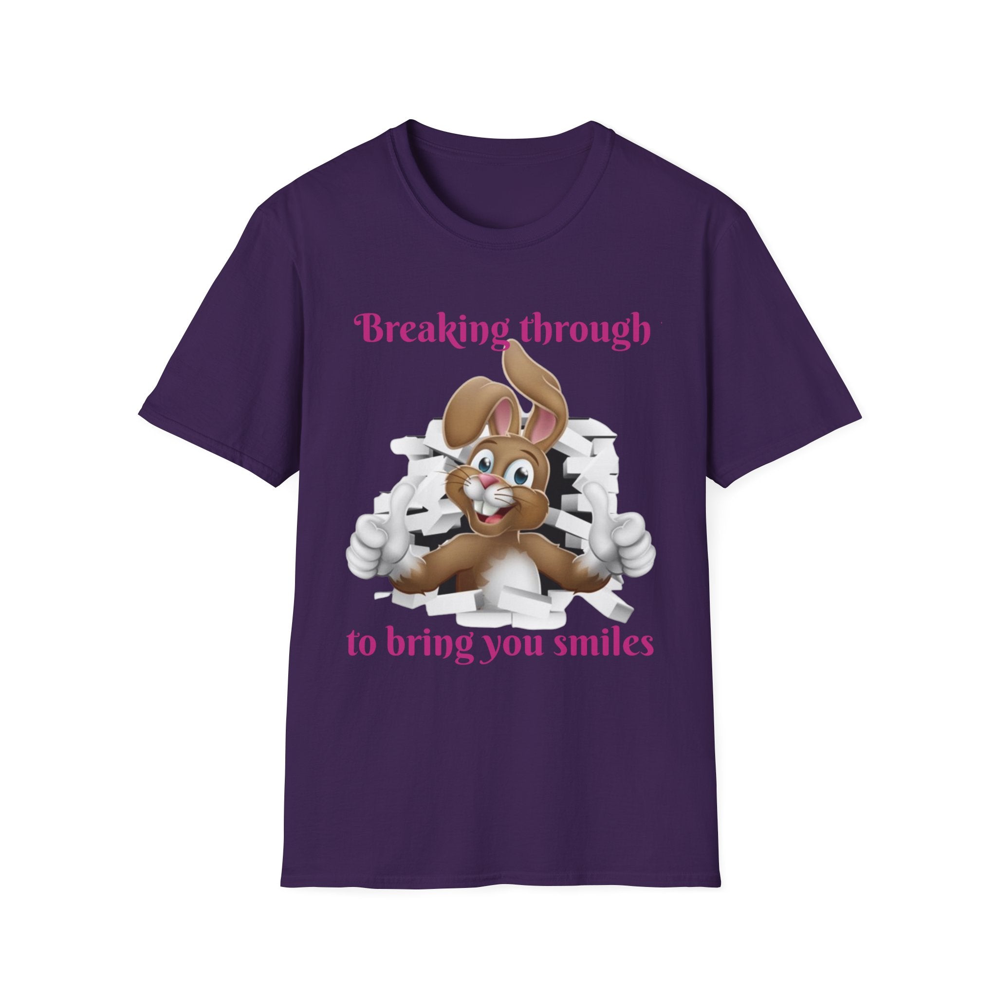 Breaking Through To Bring You Smiles Unisex Softstyle T-Shirt