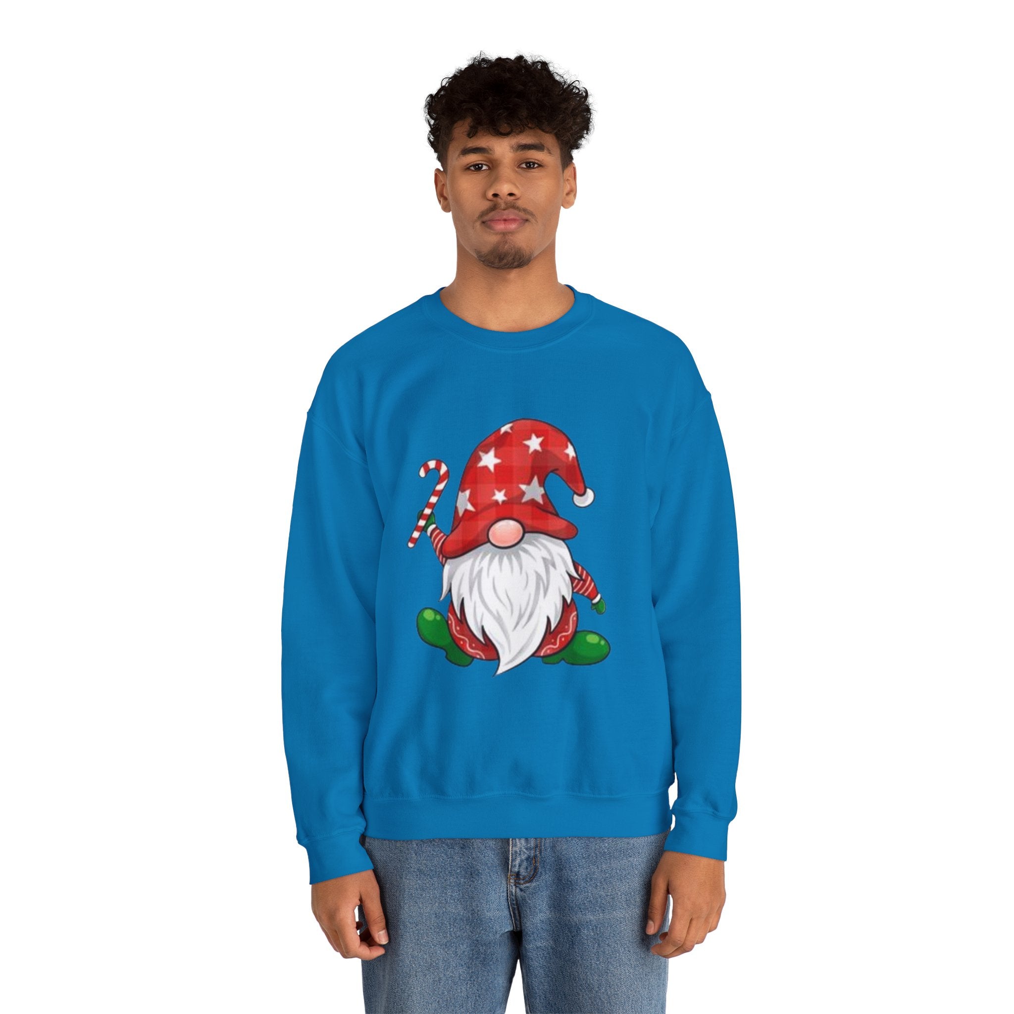 Christmas Holiday Gnome Unisex Heavy Blend™ Crewneck Sweatshirt