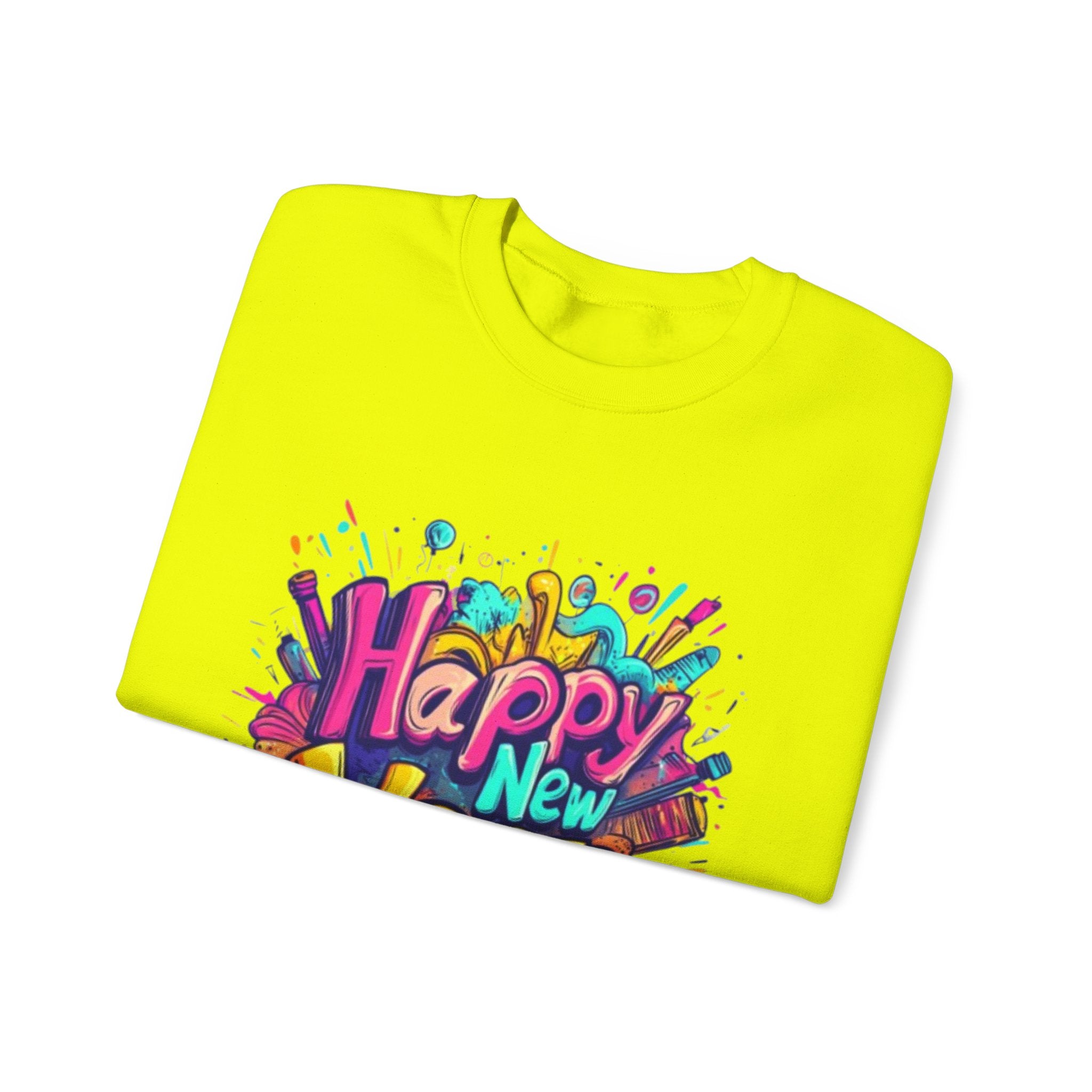 2026 Happy New Year DOUBLE SIDED Unisex Heavy Blend™ Crewneck Sweatshirt
