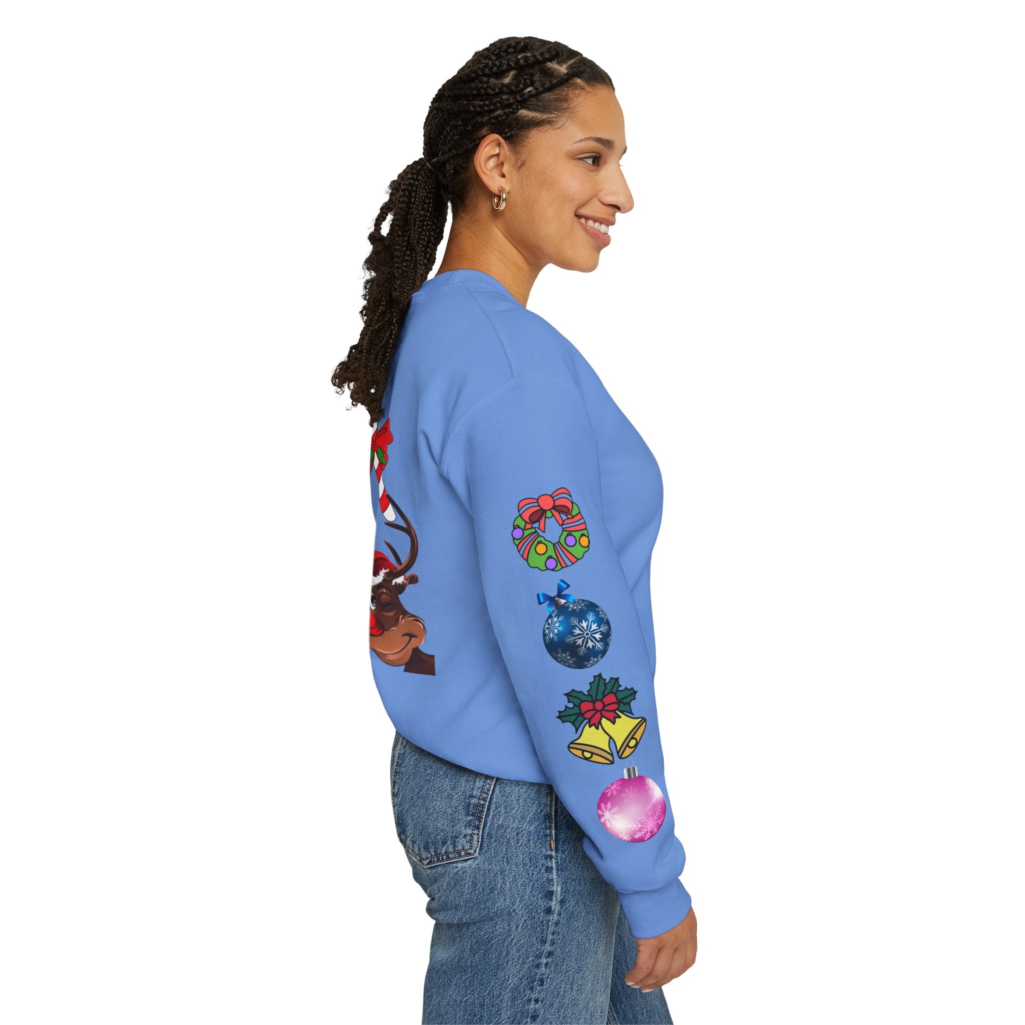 Festive Not-So-Ugly Christmas Unisex Heavy Blend™ Crewneck Sweatshirt