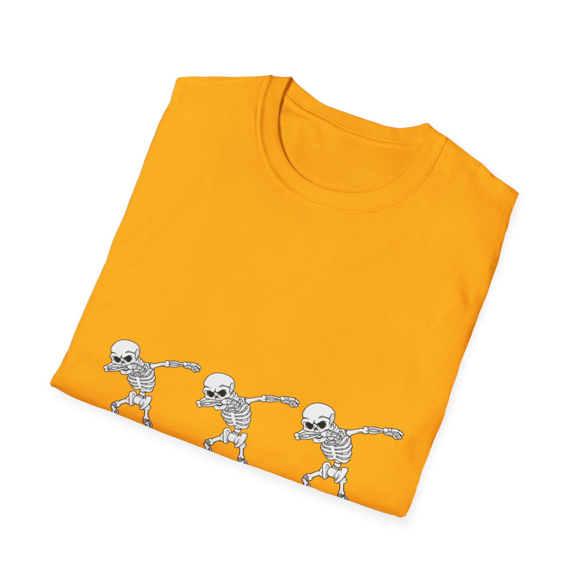 Dabbing Skeleton Dance Unisex Softstyle T-Shirt