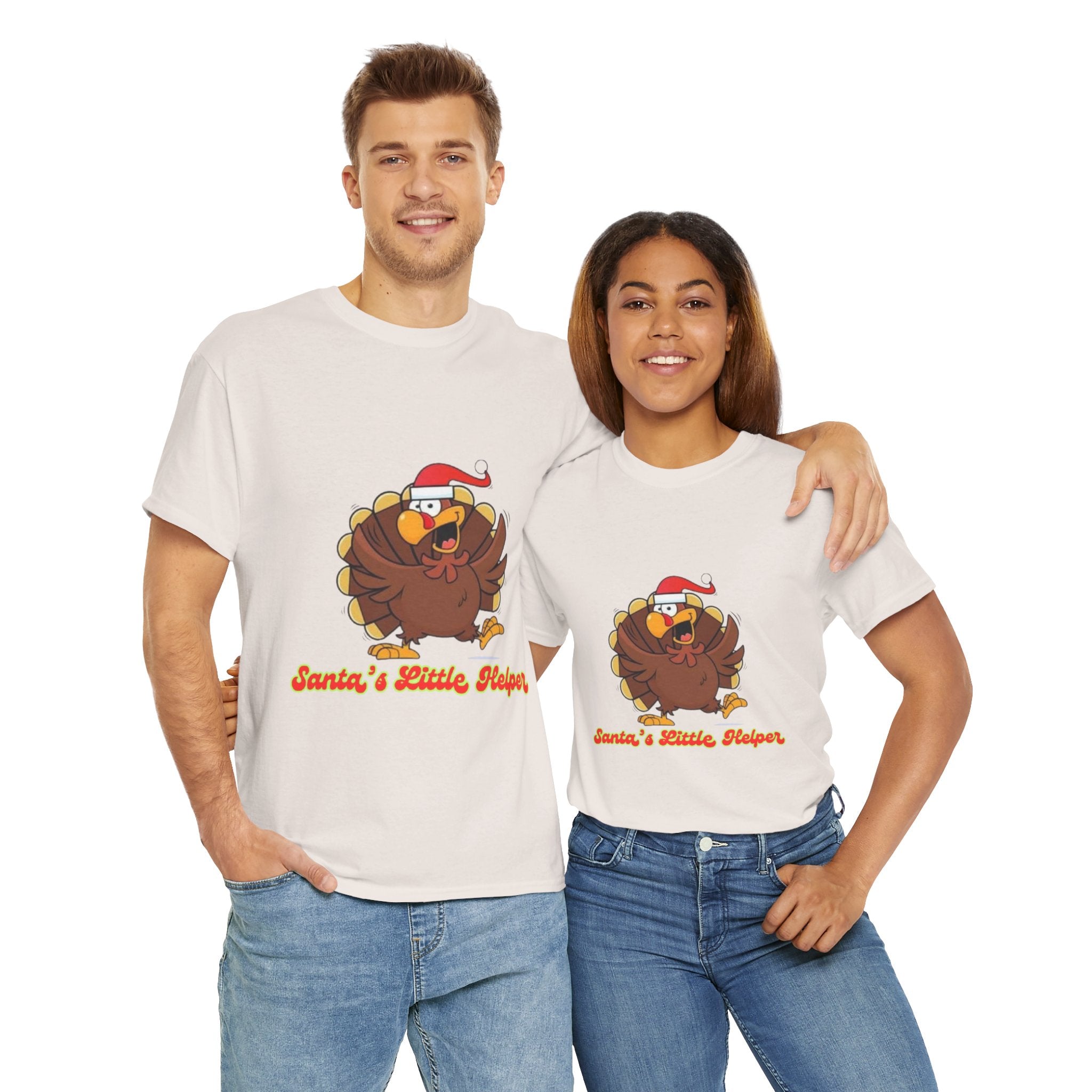 Santa's Little Helper Unisex Heavy Cotton T-Shirt