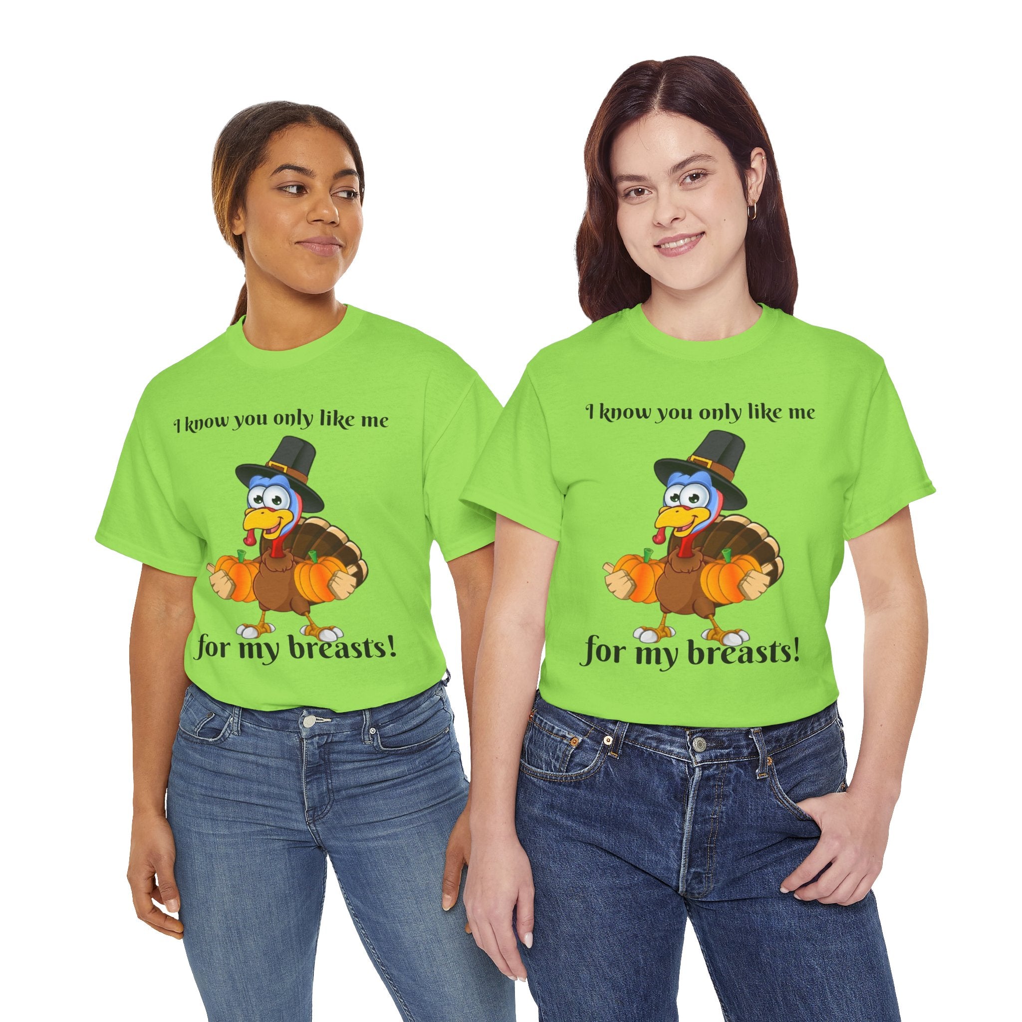 I Know You Only Like Me For My Breasts! Unisex Heavy Cotton T-Shirt
