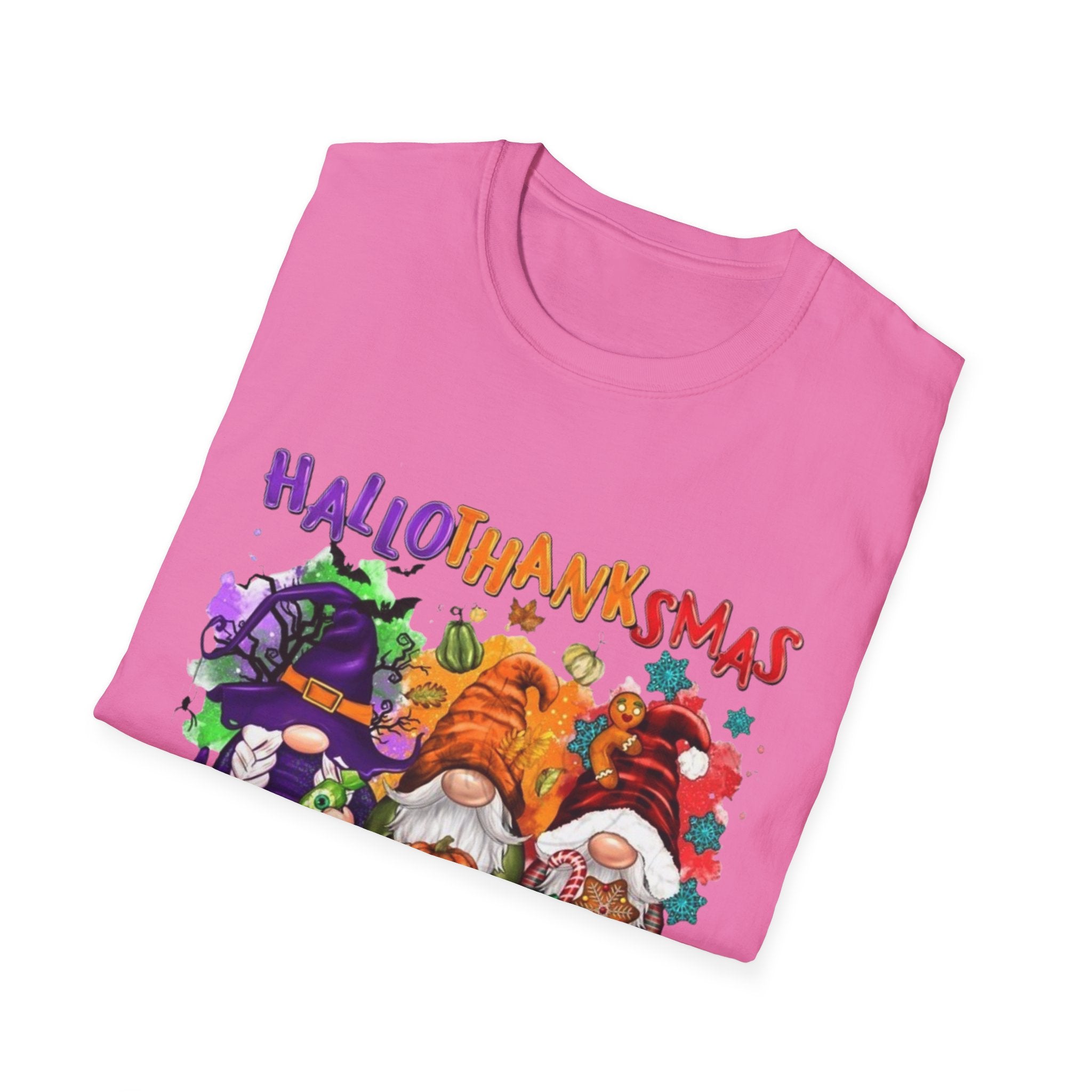 Happy Hallothanksmas Unisex Softstyle T-Shirt