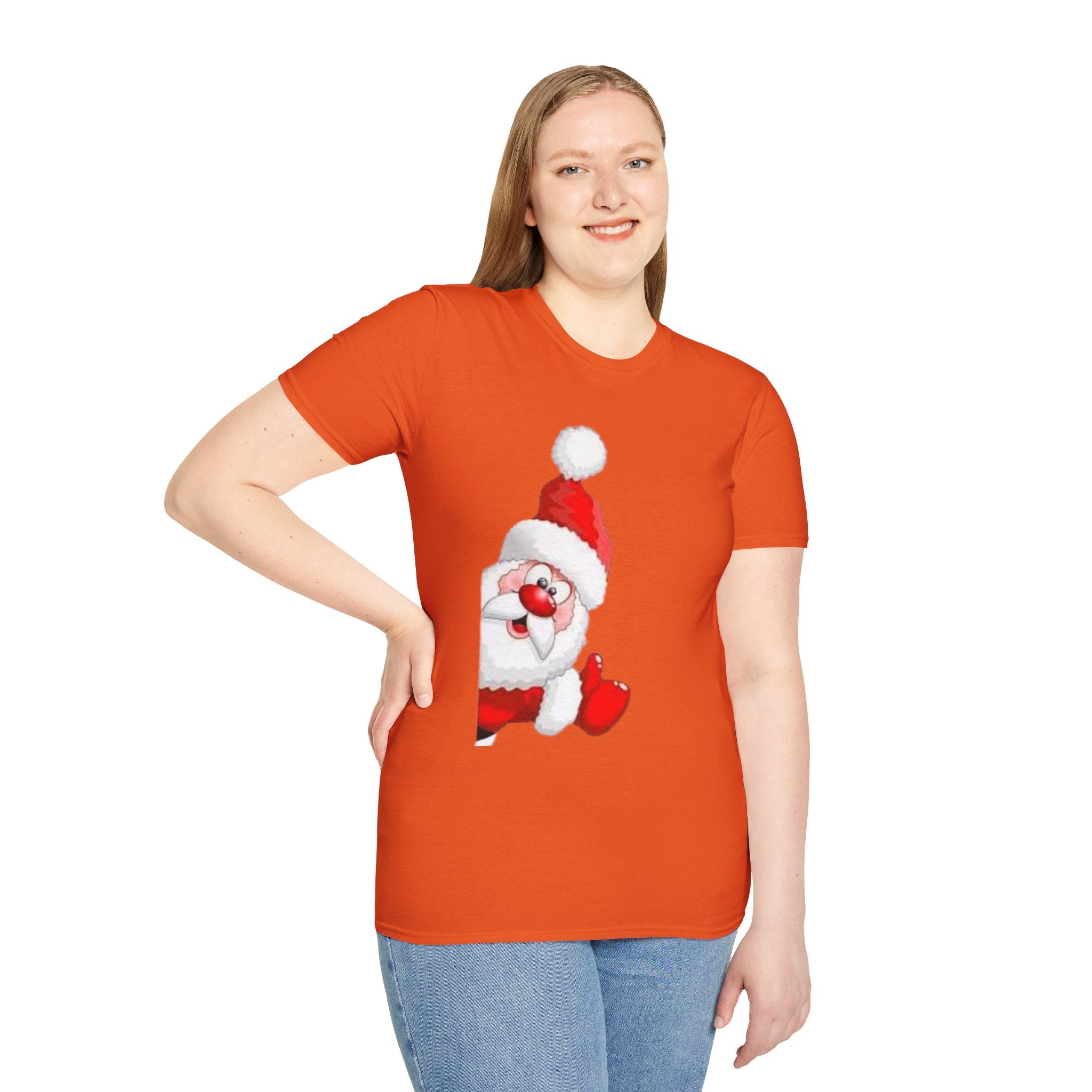 Festive Santa Unisex Softstyle T-Shirt
