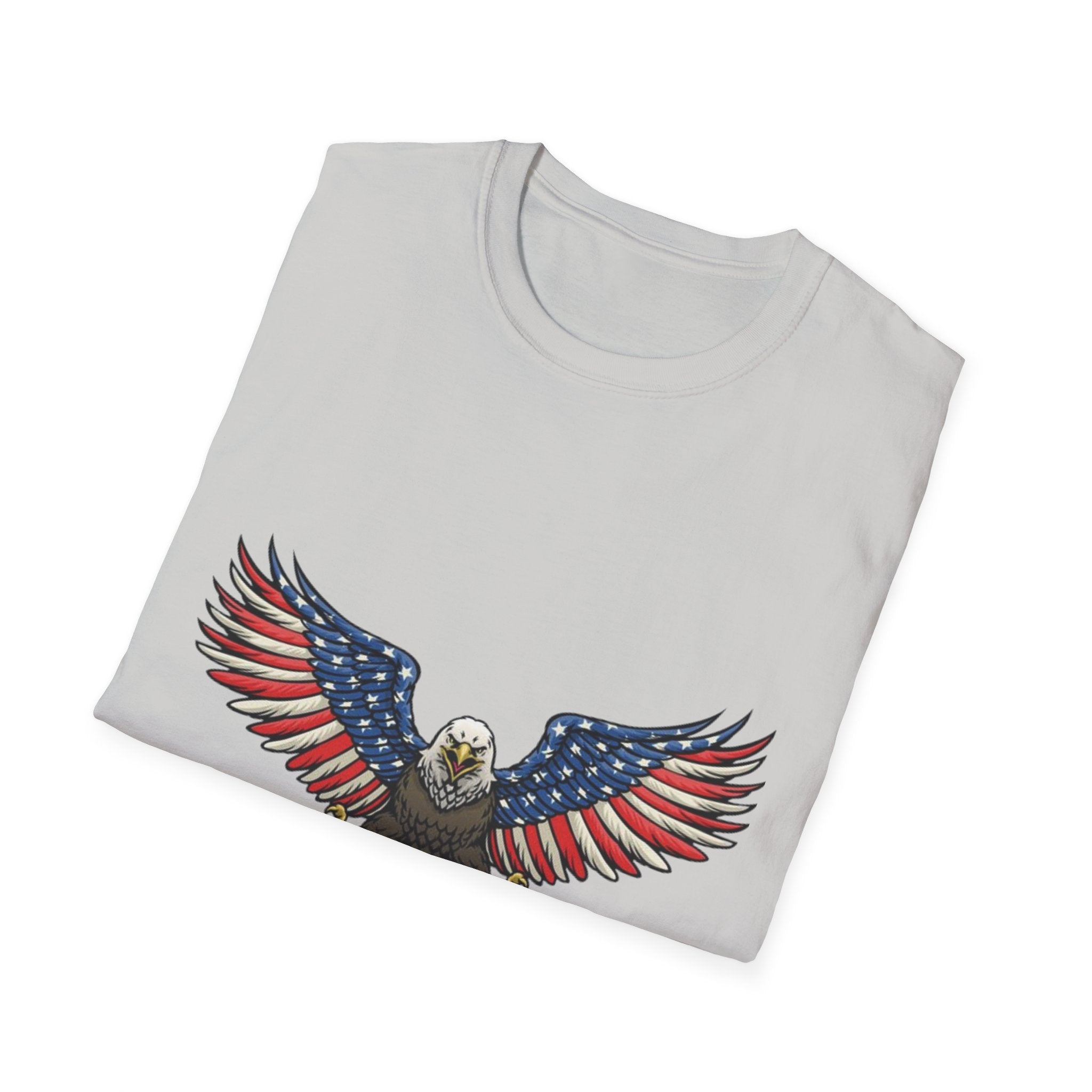 Patriotic Eagle Unisex Softstyle T-Shirt