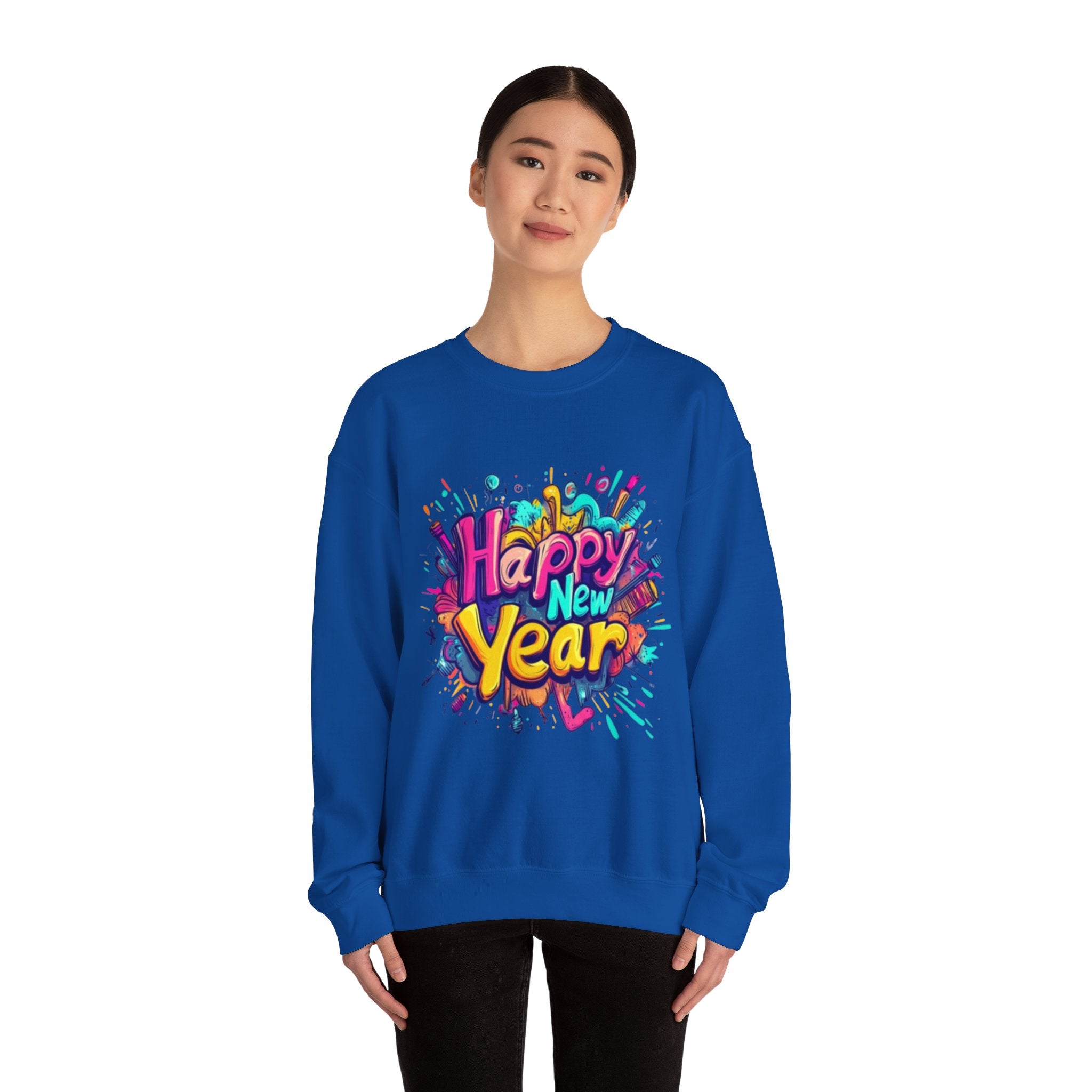 2026 Happy New Year DOUBLE SIDED Unisex Heavy Blend™ Crewneck Sweatshirt