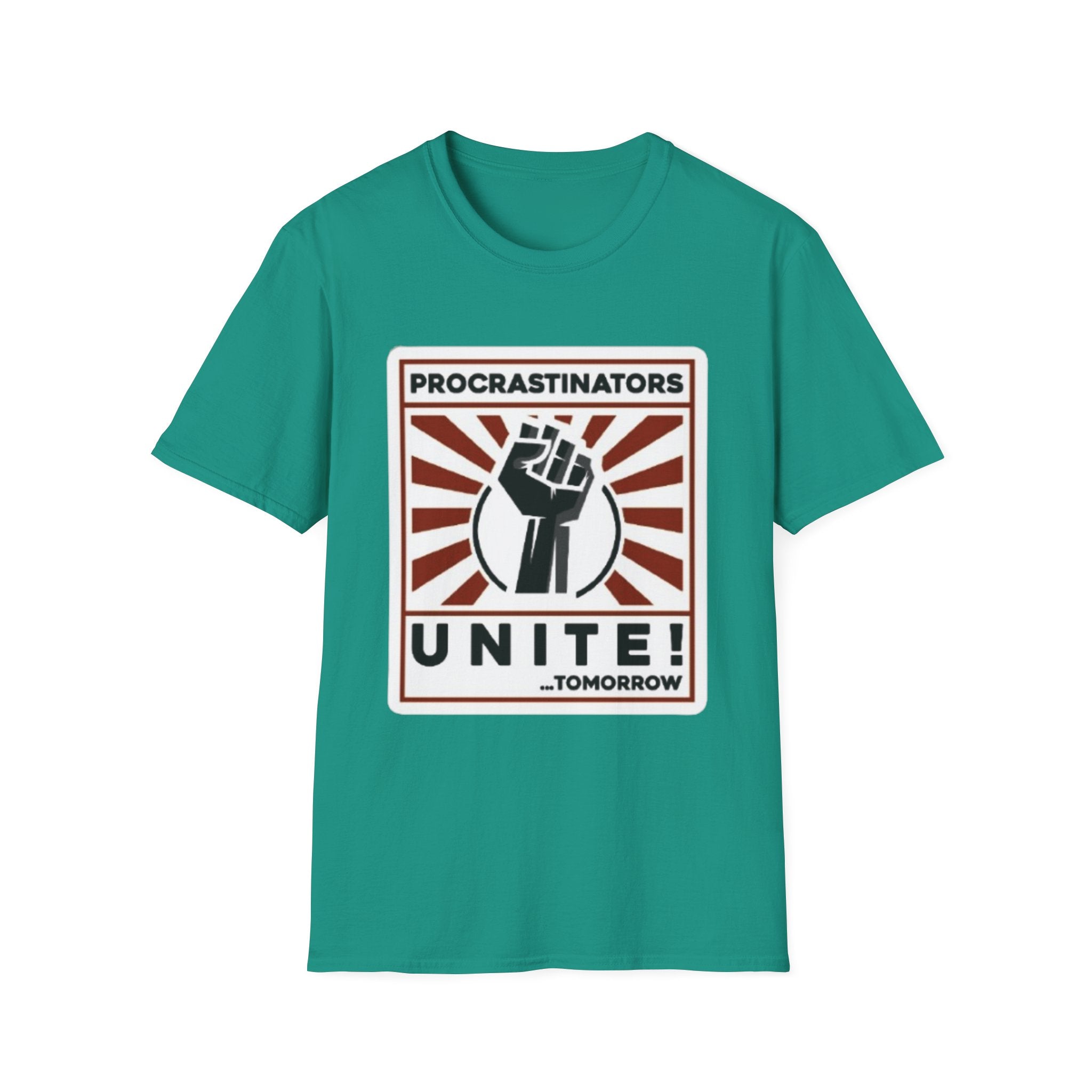 Procrastinators Unite Tomorrow Unisex Softstyle T-Shirt