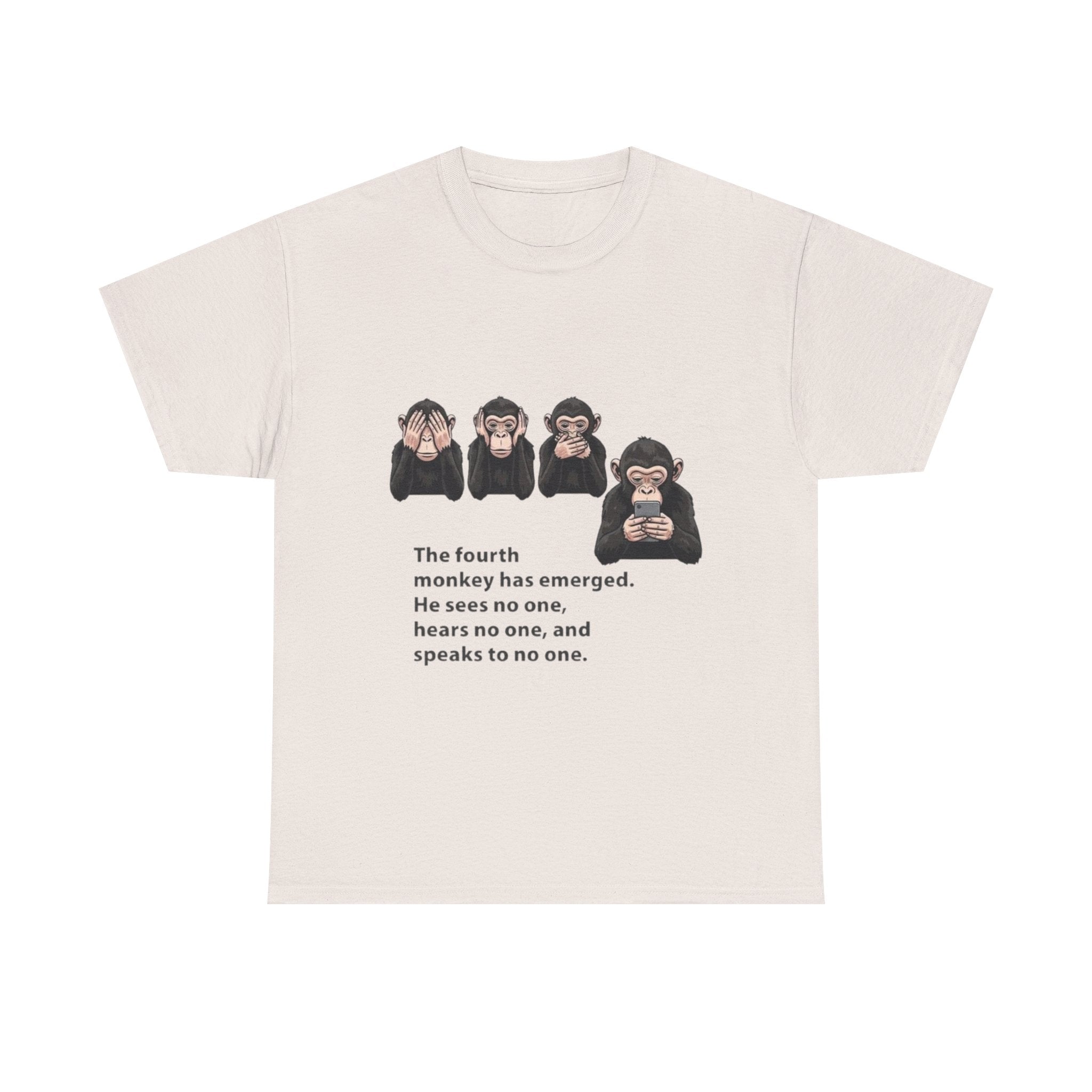 Four Monkeys Unisex Heavy Cotton T-Shirt