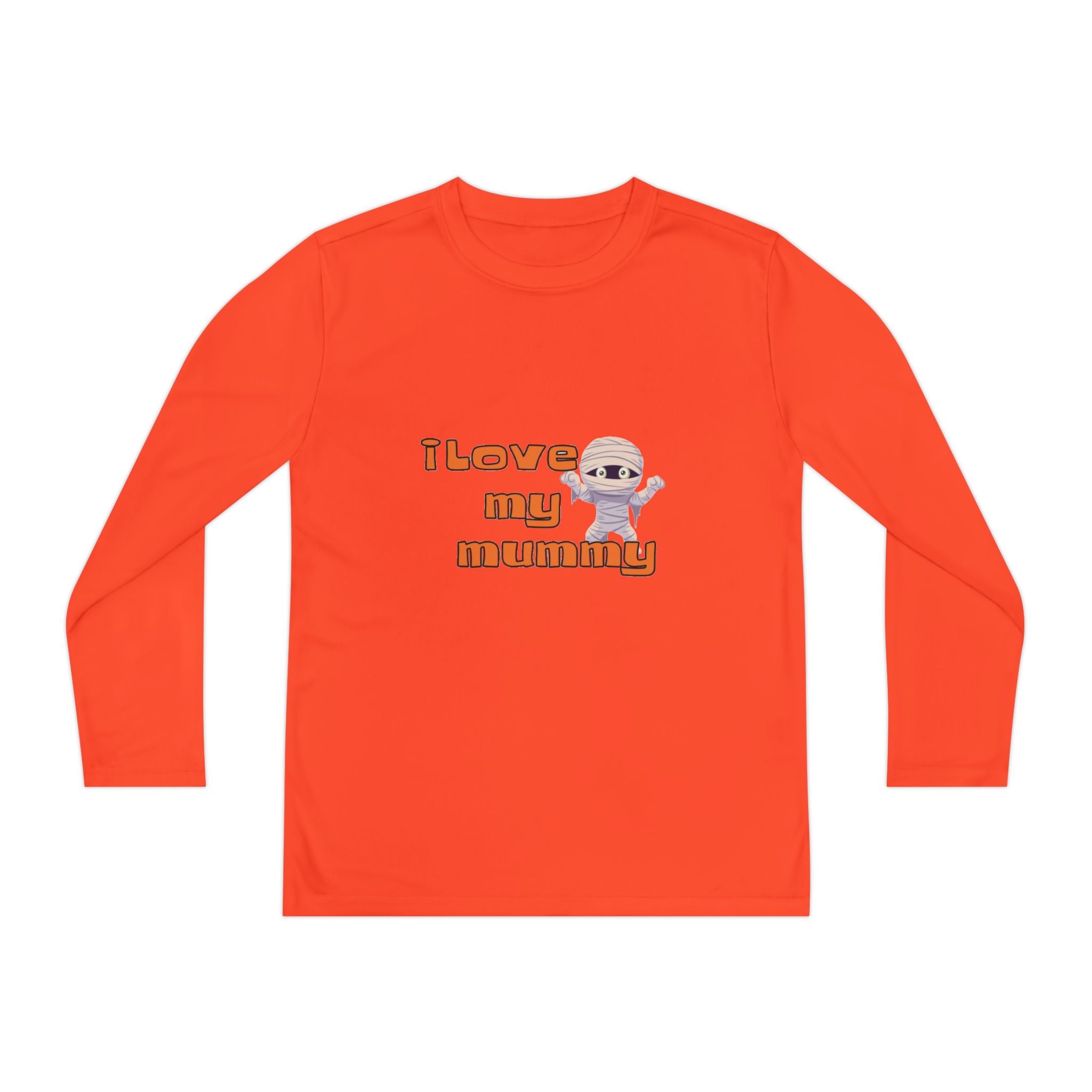 I Love My Mummy Youth Long Sleeve Competitor T-Shirt