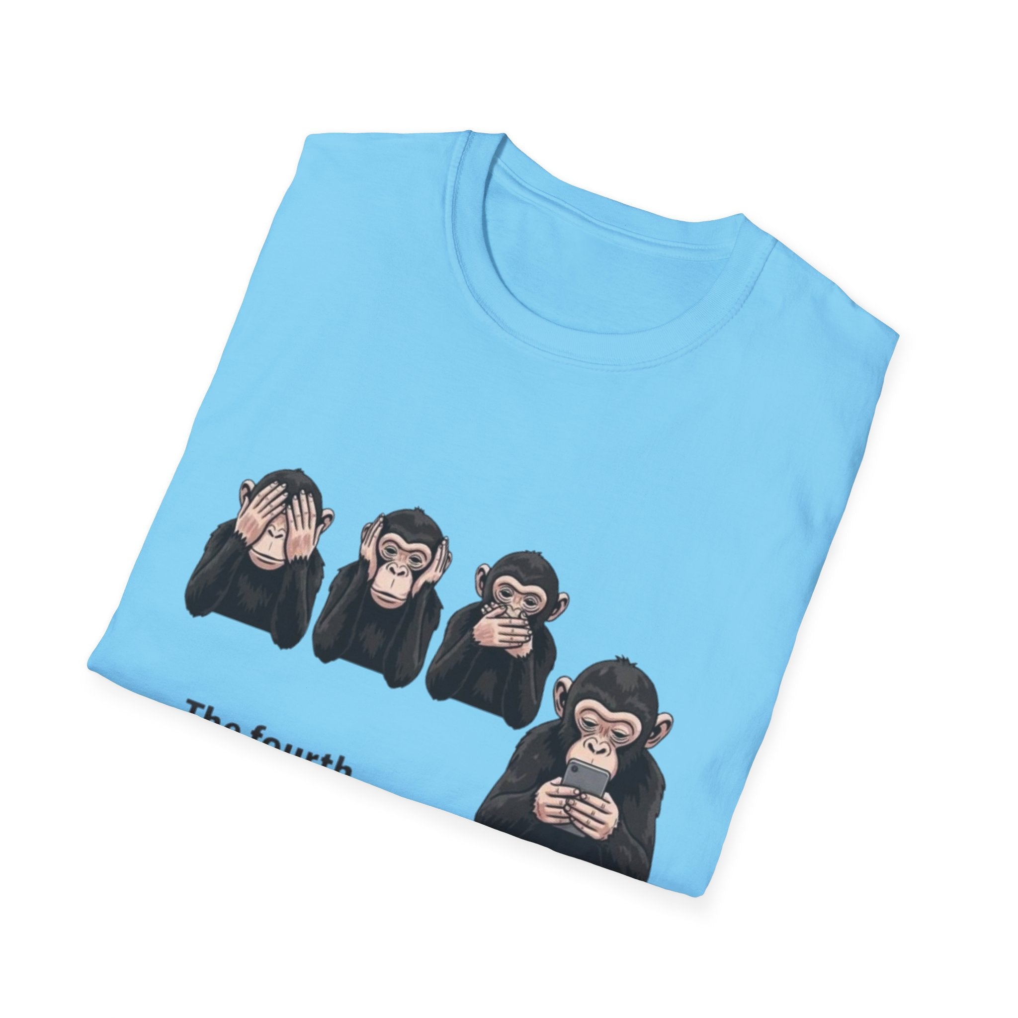 Four Monkeys Unisex Softstyle T-Shirt