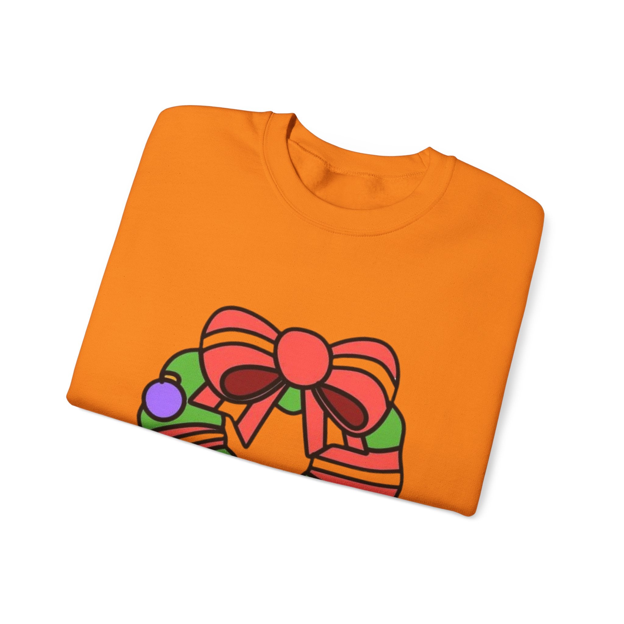 Holiday Wreath Unisex Heavy Blend™ Crewneck Sweatshirt