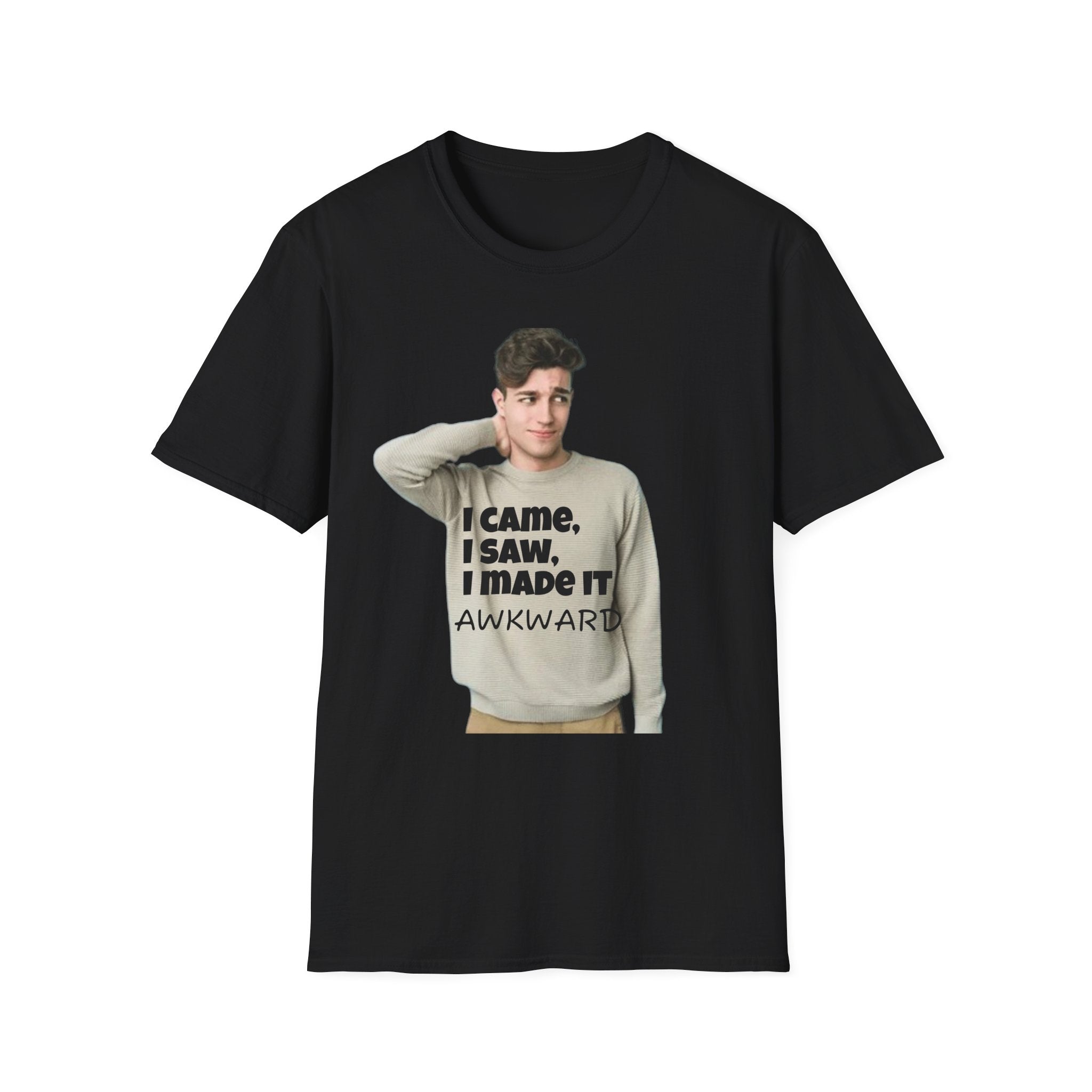 I Came I Saw I Made It Awkward Unisex Softstyle T-Shirt