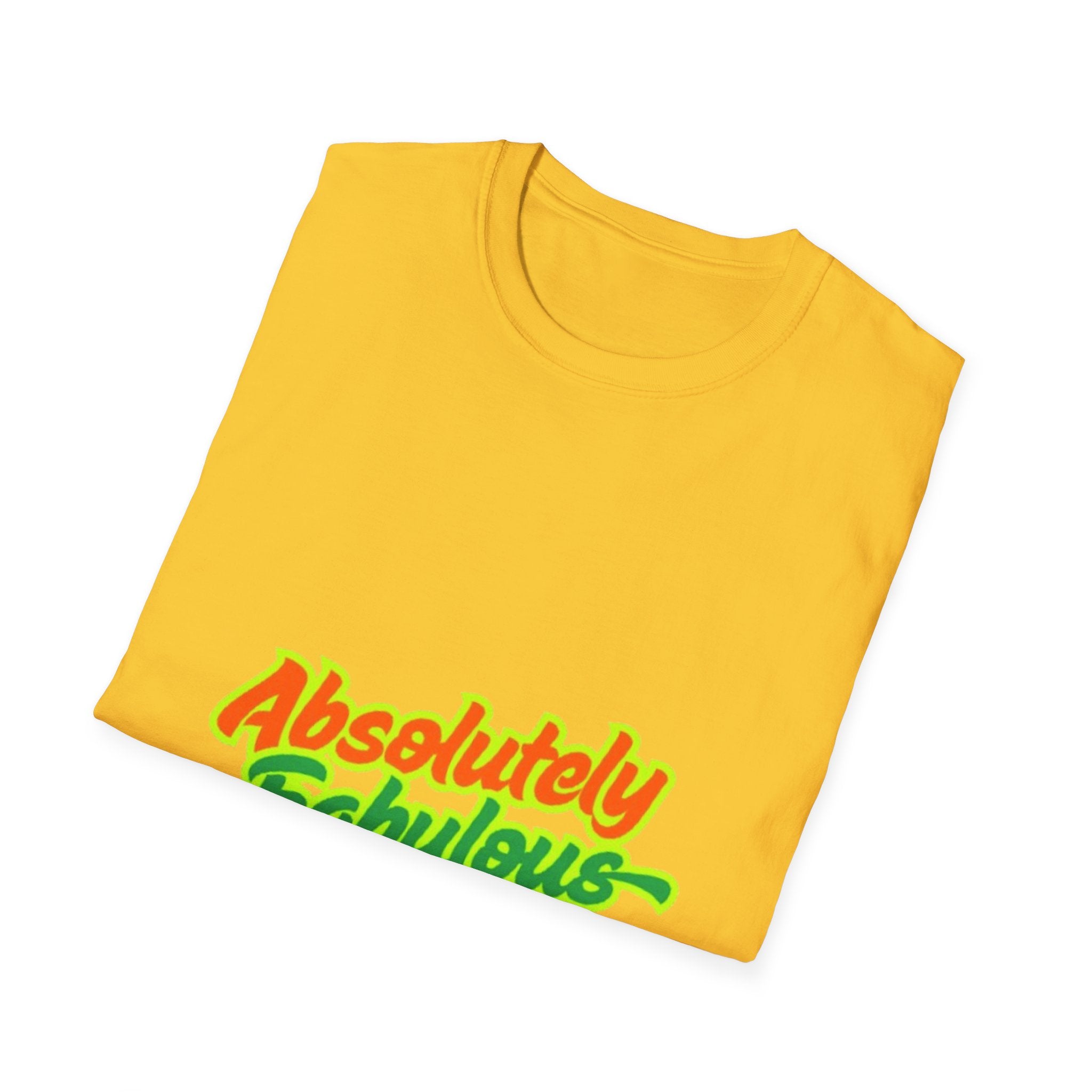 Absolutely Fabulous Orange/Green Unisex Softstyle T-Shirt