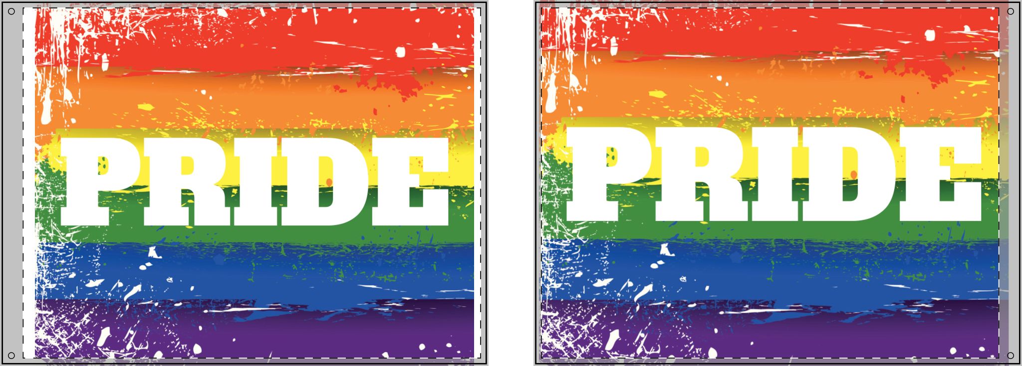 Double Sided PRIDE Flag