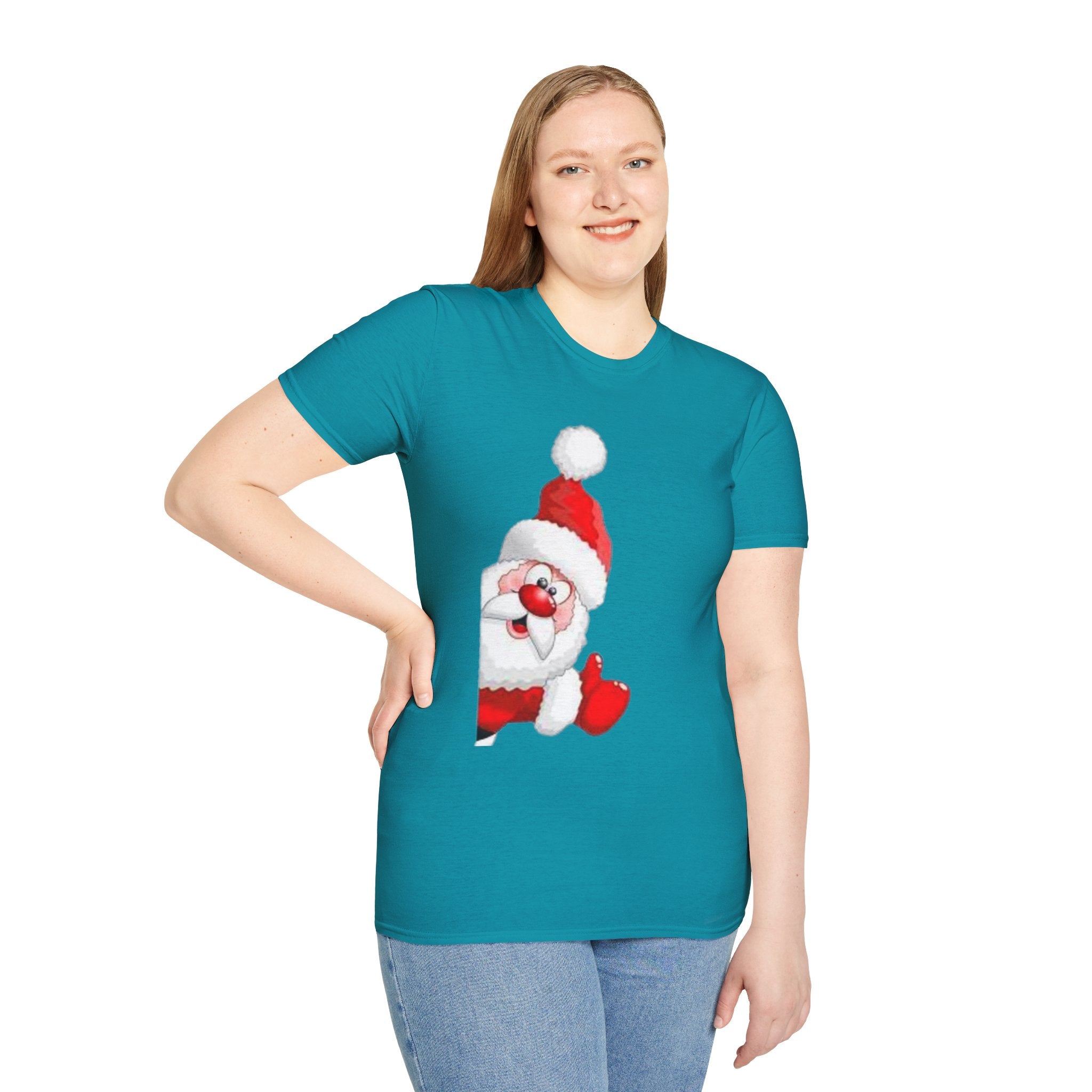 Festive Santa Unisex Softstyle T-Shirt