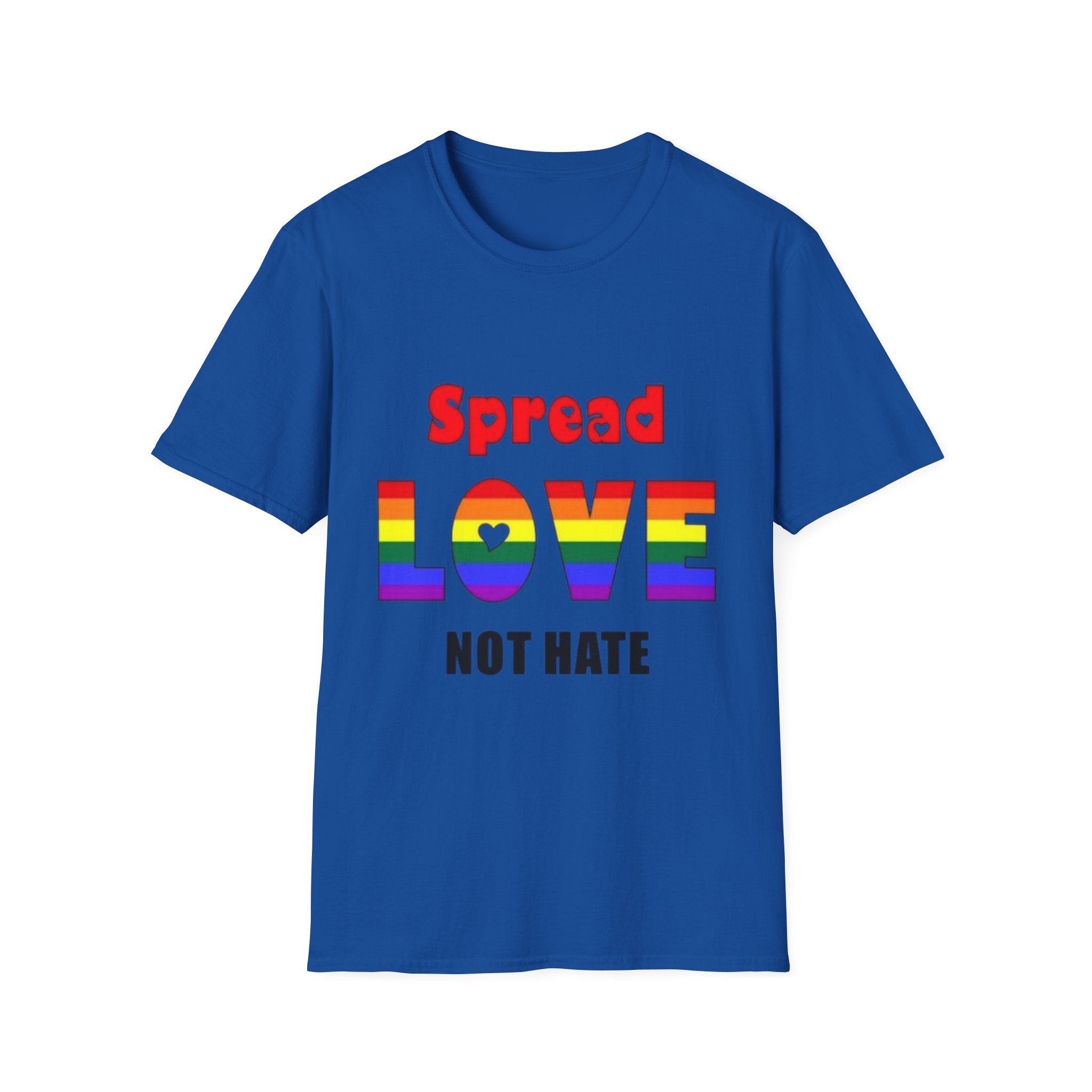 Spread Love Not Hate Unisex Softstyle T-Shirt