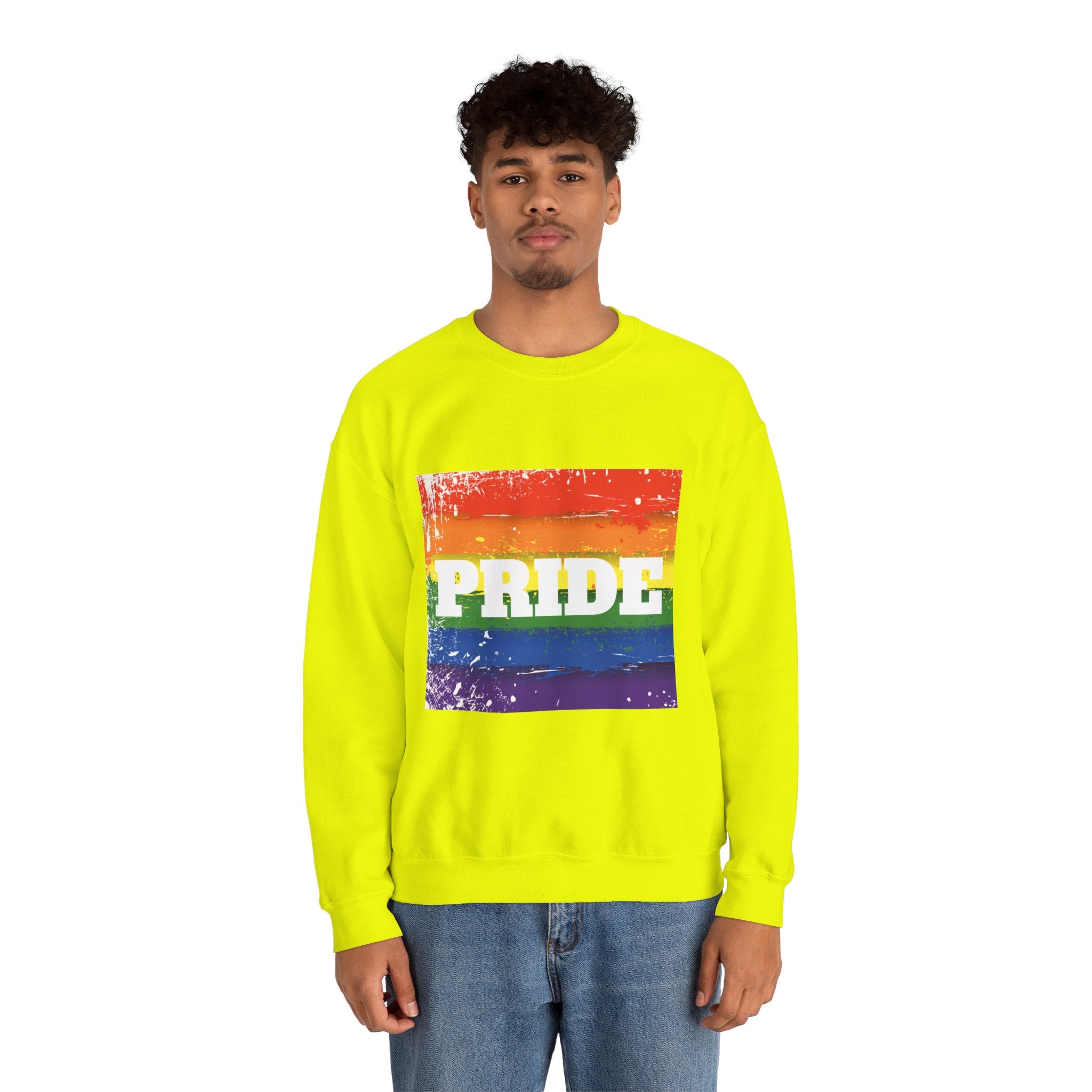 Pride Rainbow Unisex Crewneck Sweatshirt