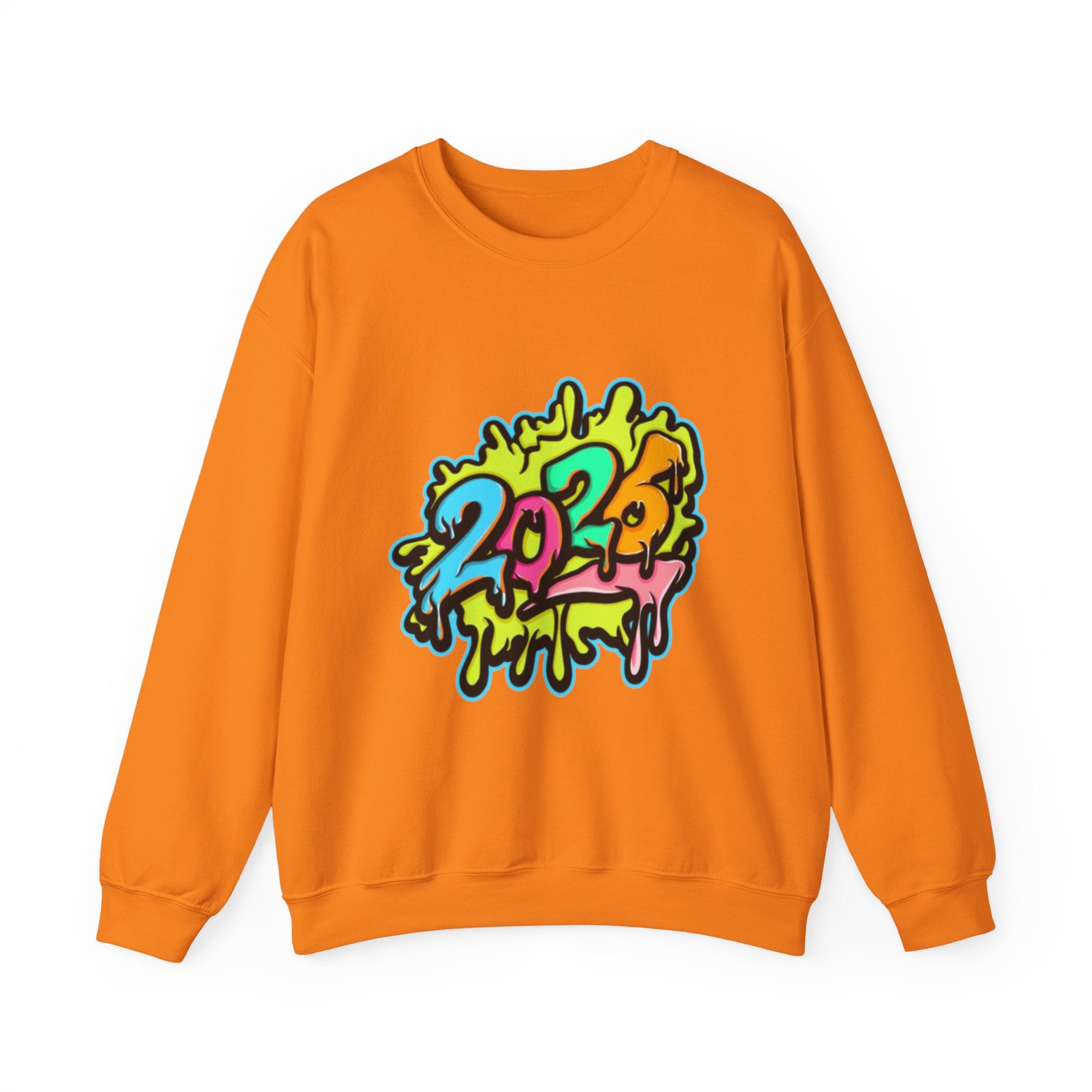2026 Colorful Drip Design Unisex Sweatshirt