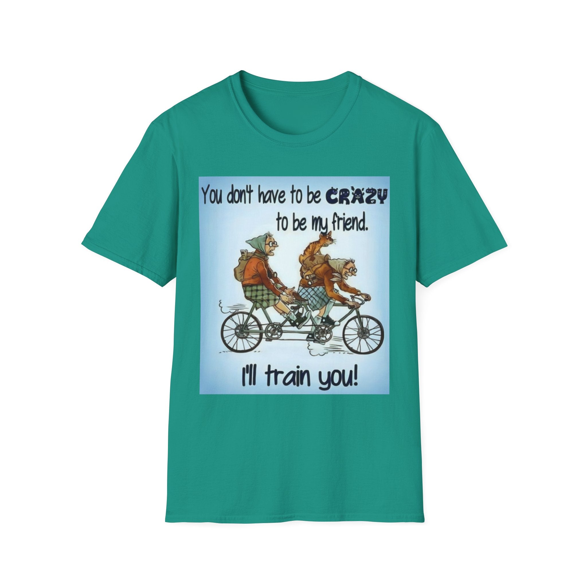 You Don't Have to be CRAZY to be my Friend, I'll Train You! Unisex Softstyle T-Shirt