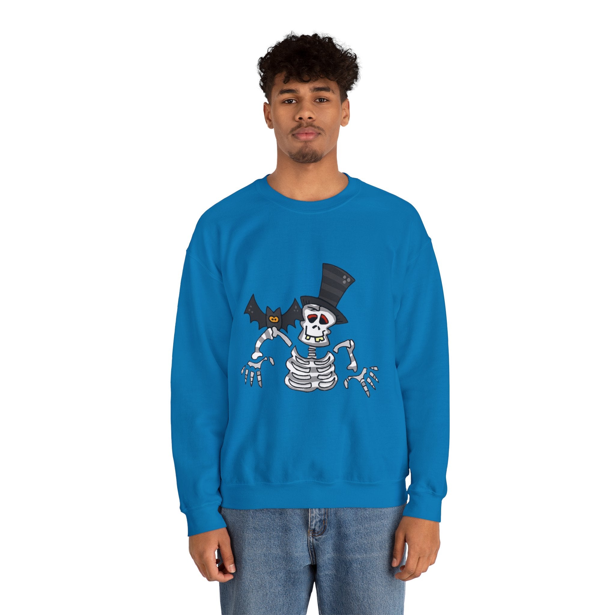 Halloween Skeleton Unisex Crewneck Sweatshirt