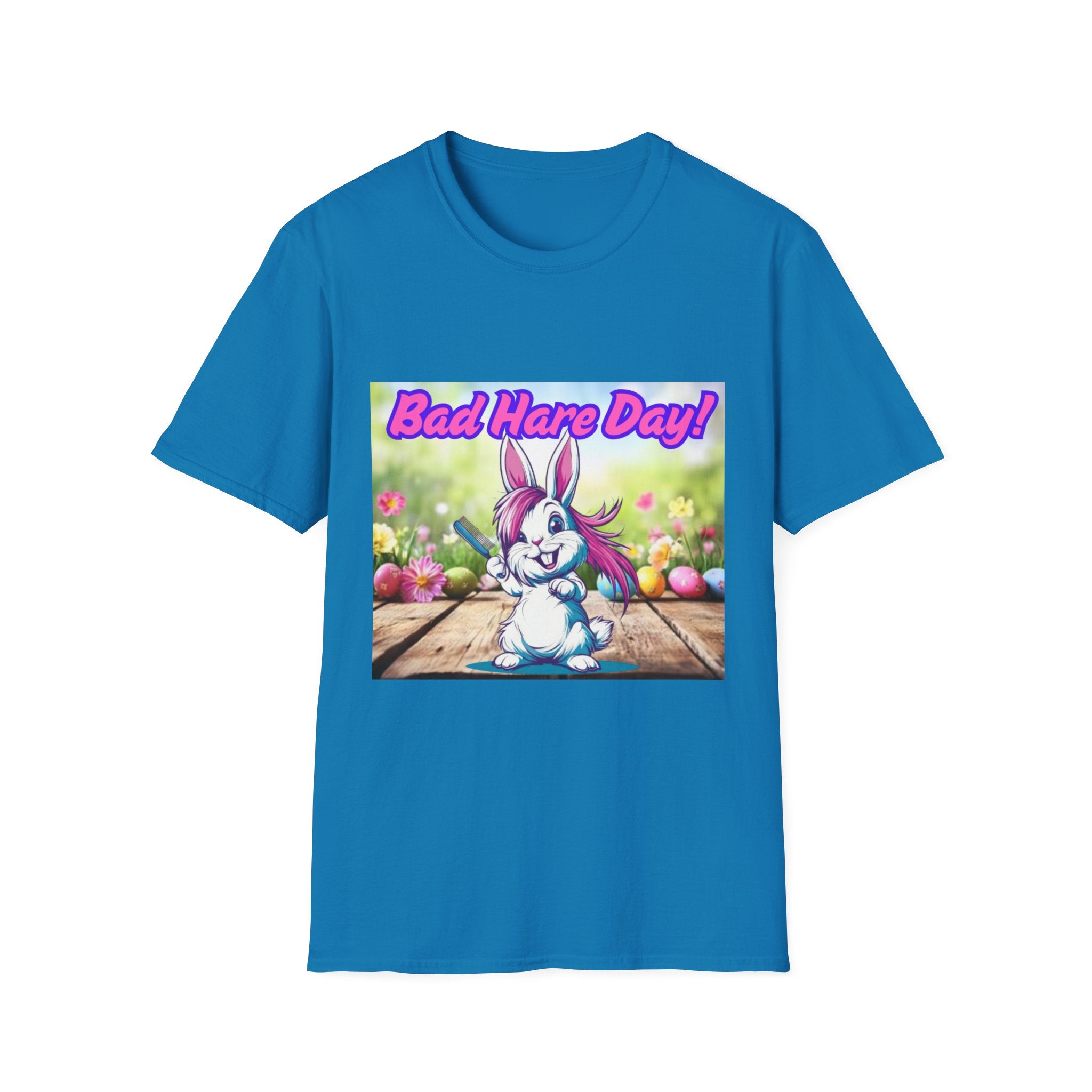 Bad Hare Day Unisex Softstyle T-Shirt