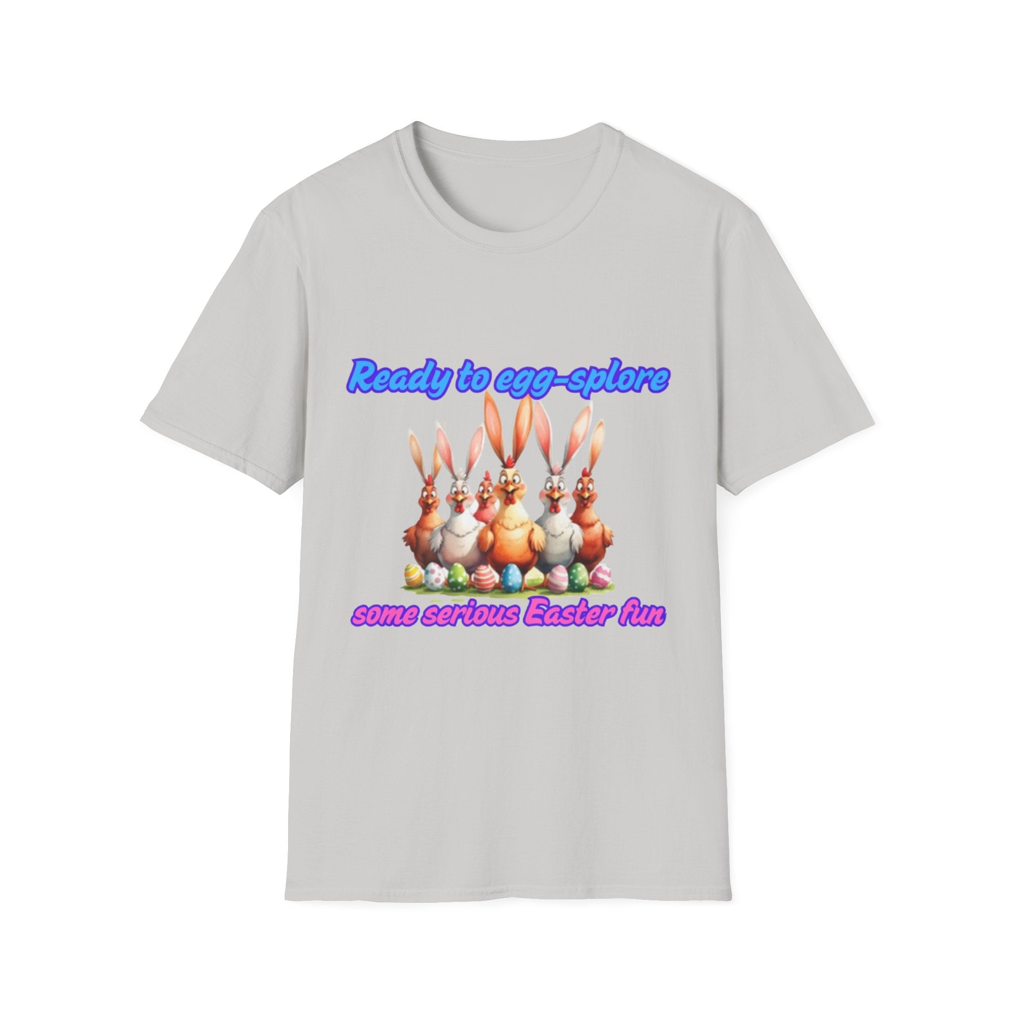 Ready To Egg-splore Some Serious Easter Fun Unisex Softstyle T-Shirt