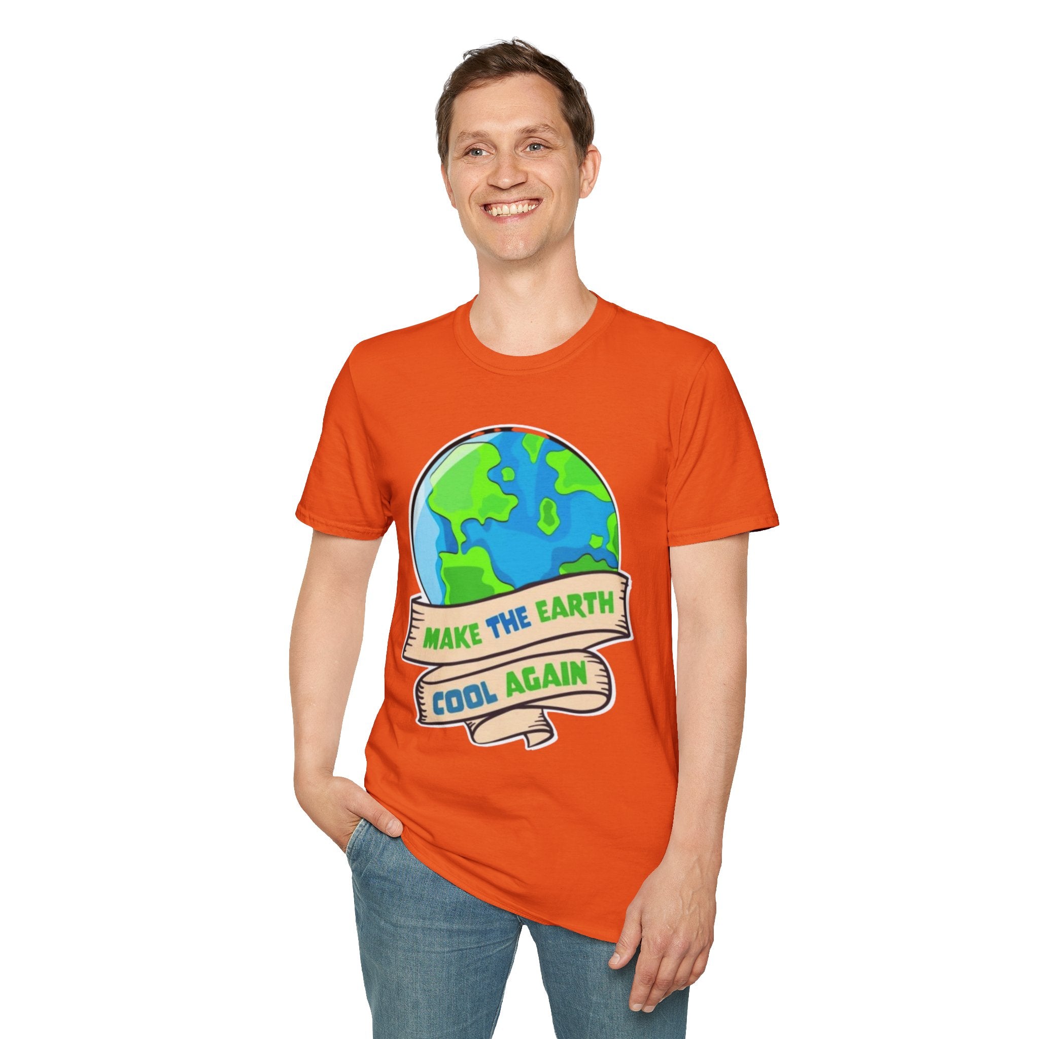 Make The Earth Cool Again Unisex Softstyle T-Shirt