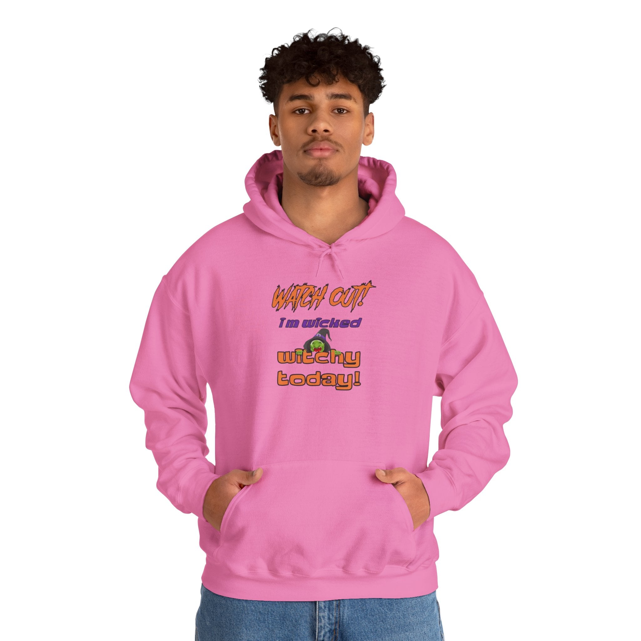 Watch Out I Am Wicked Witchy Today Unisex Heavy Blend Hooded Sweatshirt