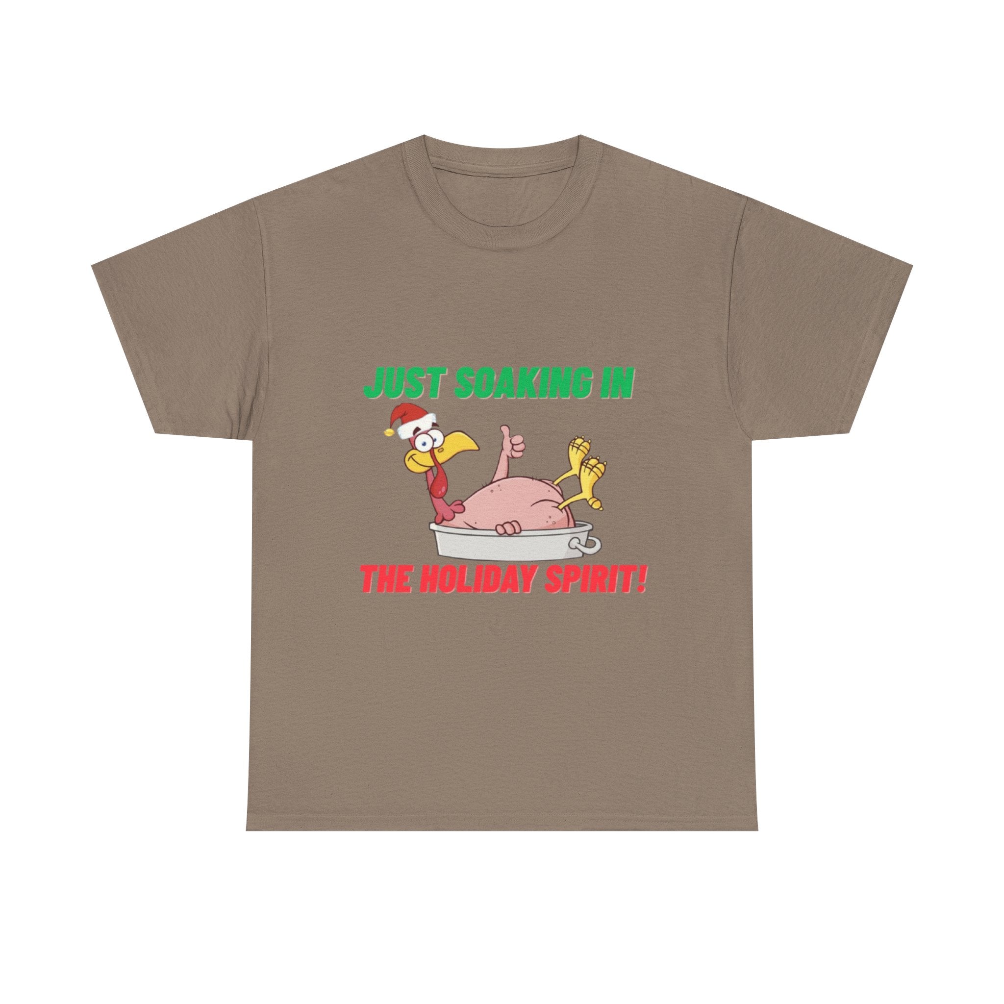 Just Soaking in the Holiday Spirit Unisex Heavy Cotton Tee