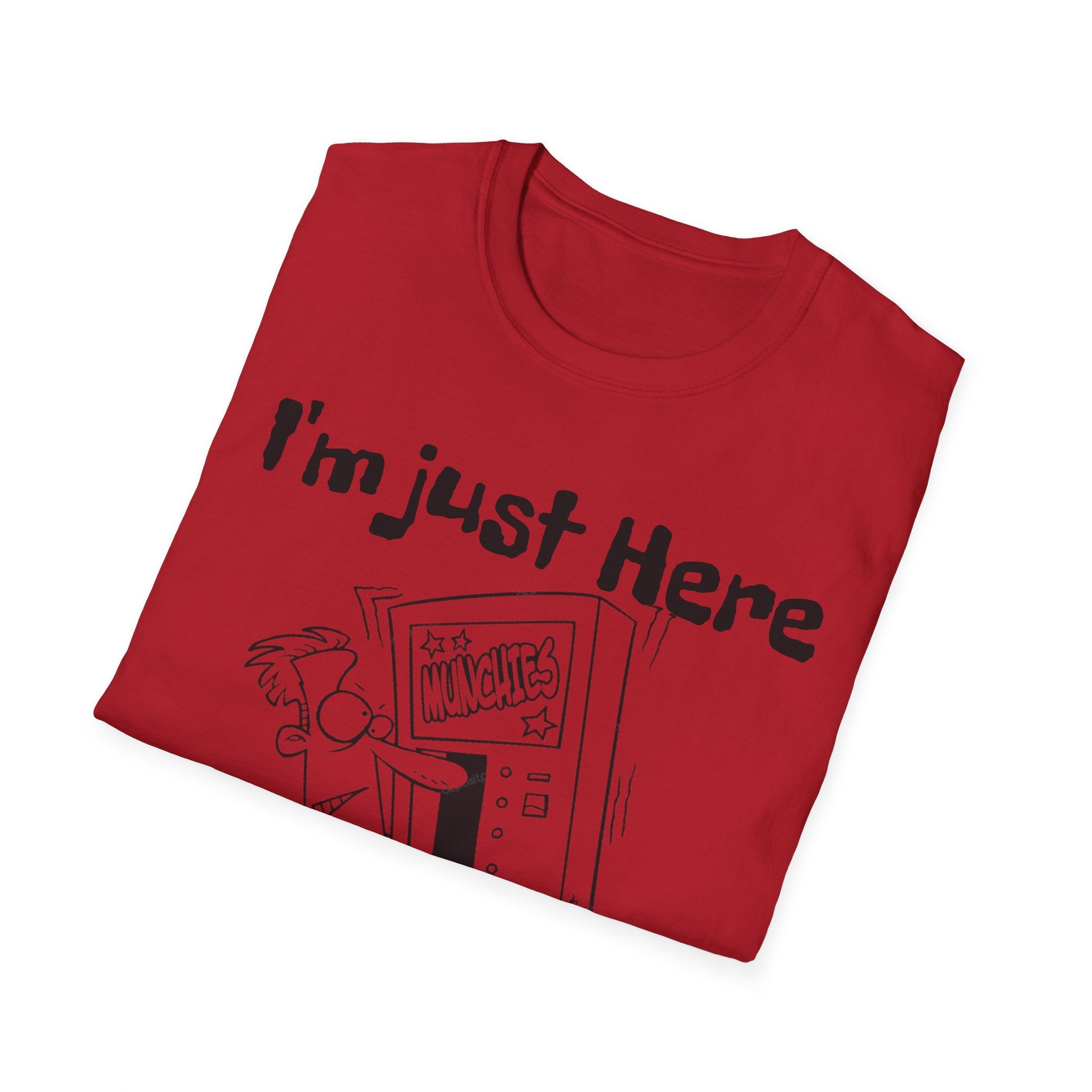 I'm Just Here For The Snacks Unisex SoftstyleT-Shirt