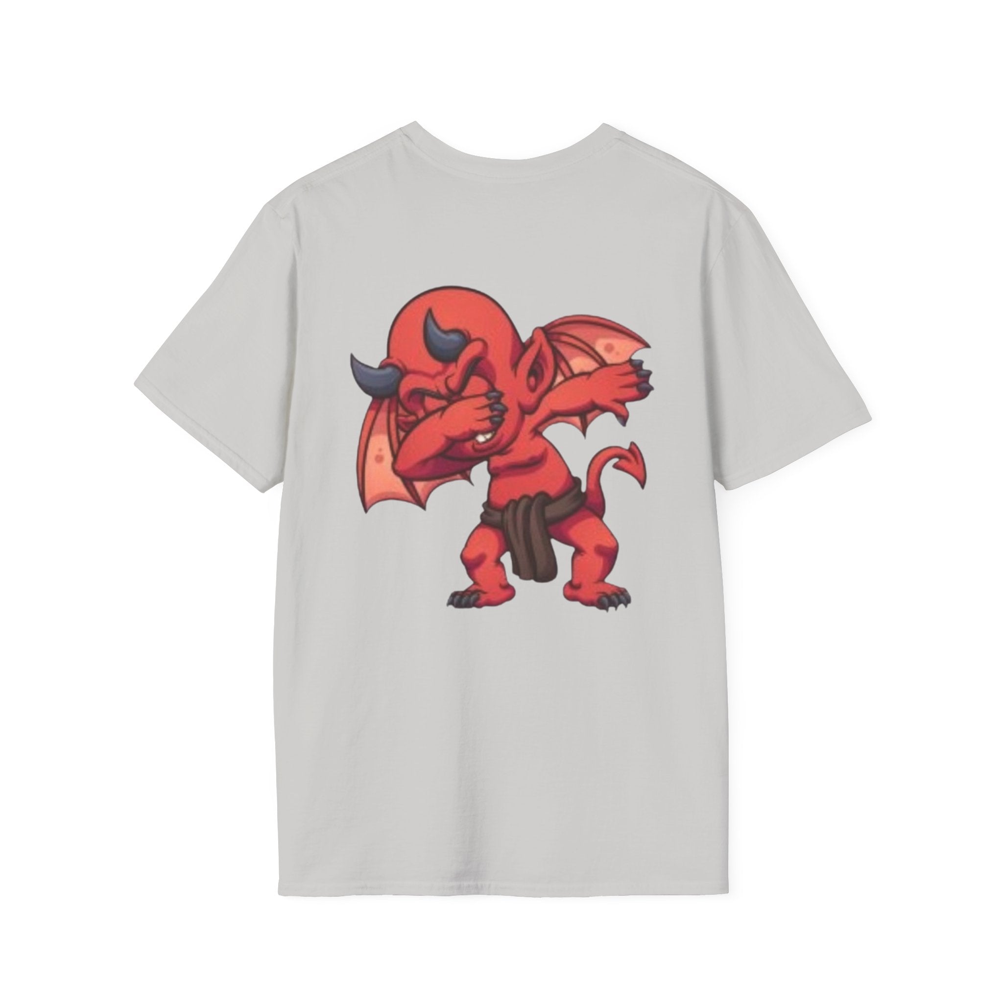 Dabbing Double Sided Angel & Devil Unisex Softstyle T-Shirt