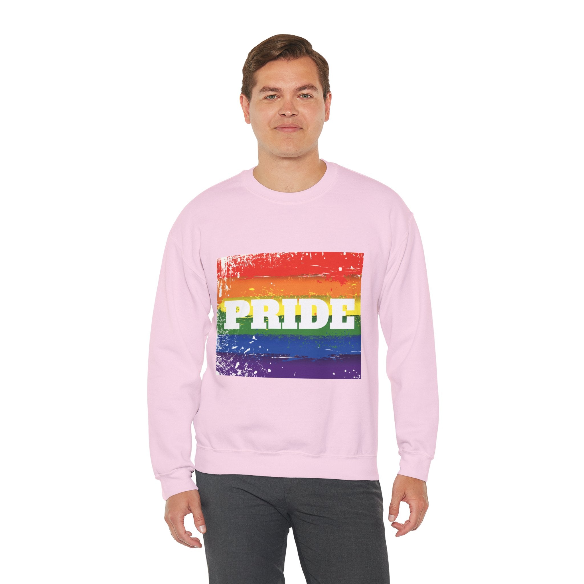 Pride Rainbow Unisex Crewneck Sweatshirt