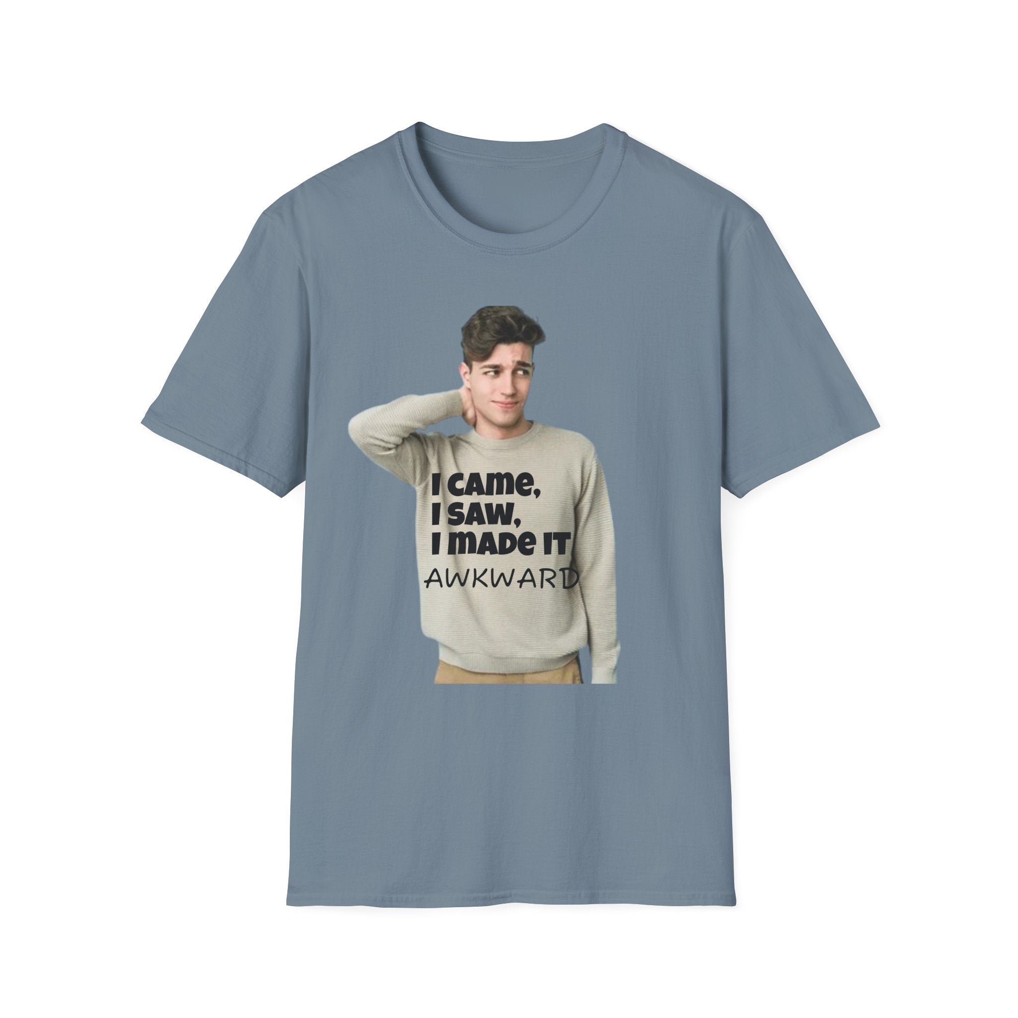 I Came I Saw I Made It Awkward Unisex Softstyle T-Shirt