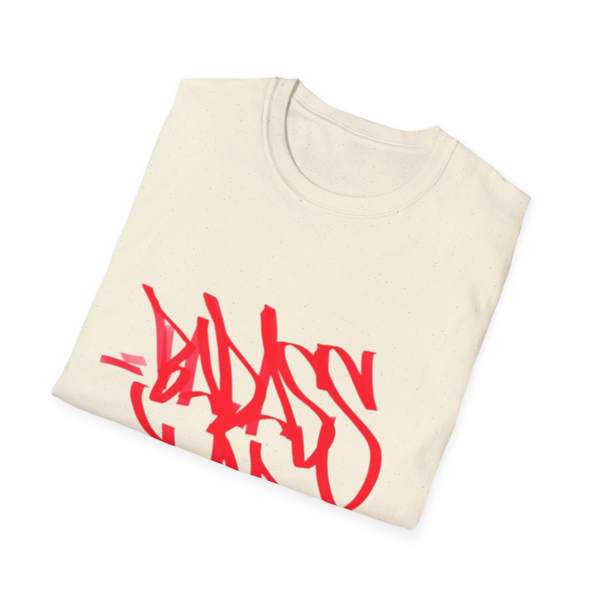 Red Graffiti Style Unisex Softstyle T-Shirt