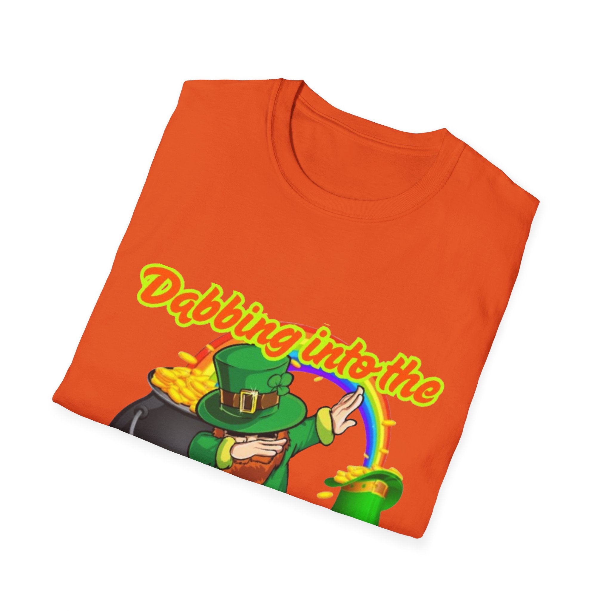Dabbing Into The Luck Of The Irish! Unisex Unisex T-Shirt