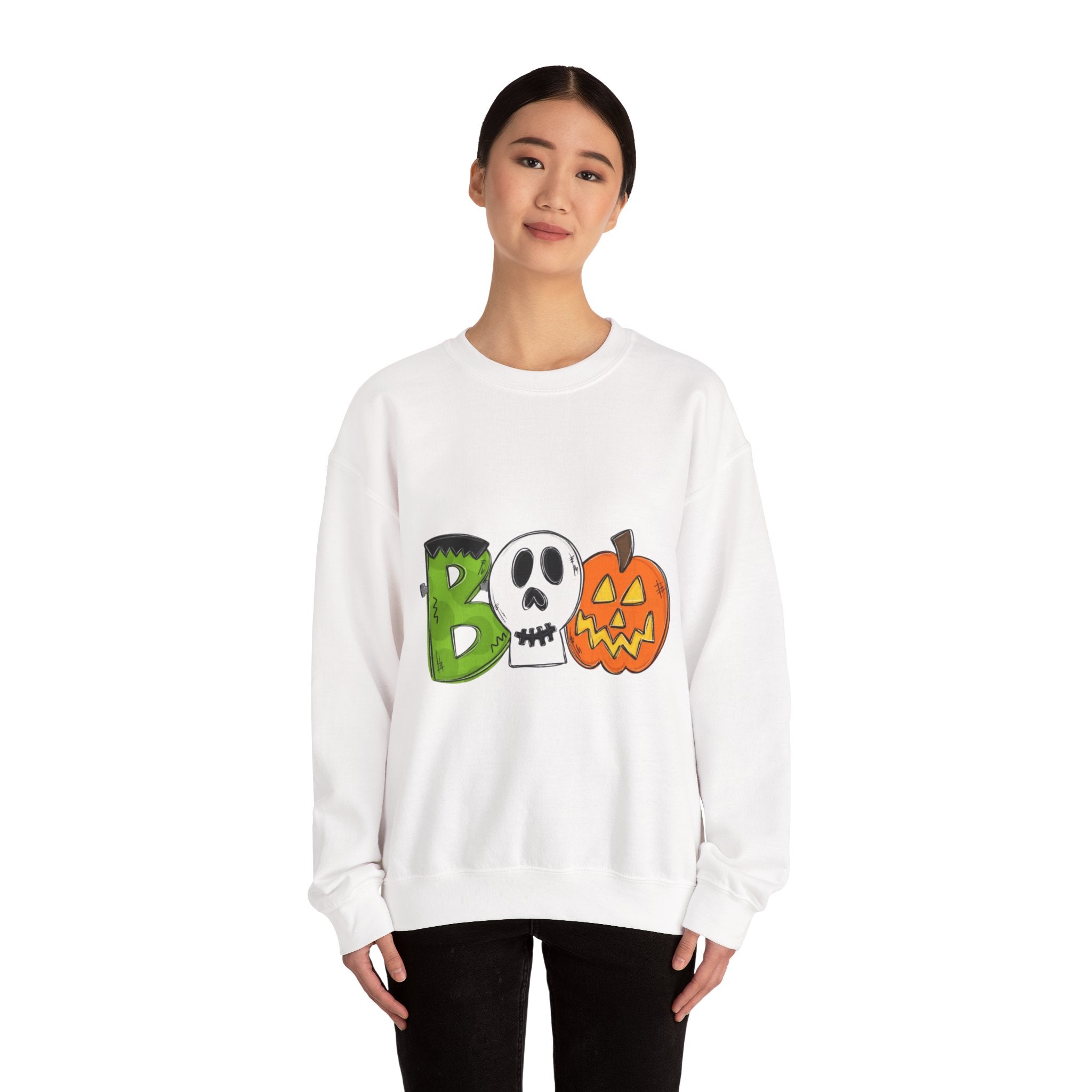Halloween Boo Unisex Heavy Blend™ Crewneck Sweatshirt