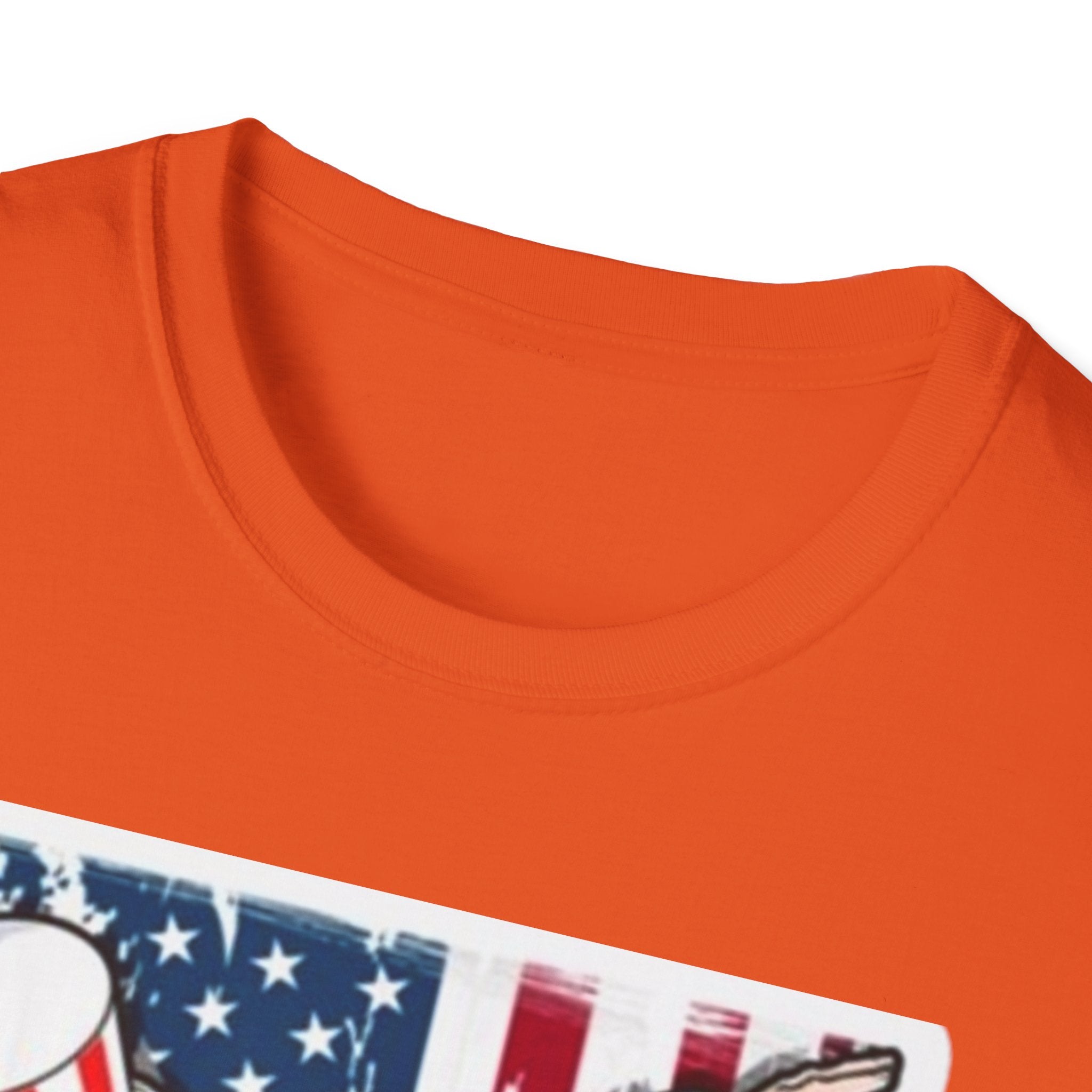 Patriotic Uncle Sam Dabbing Unisex Softstyle T-Shirt