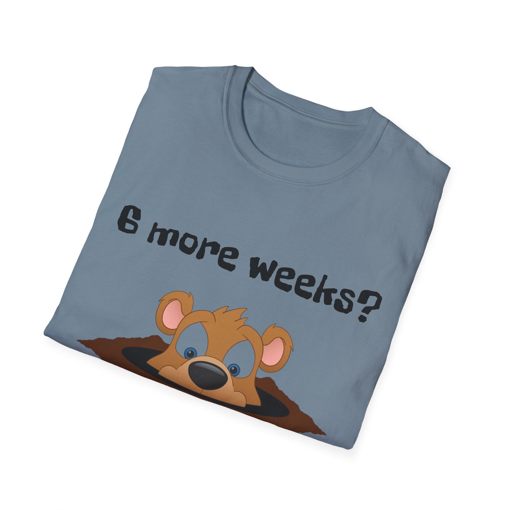 6 more weeks? look away! Softstyle Unisex Tee
