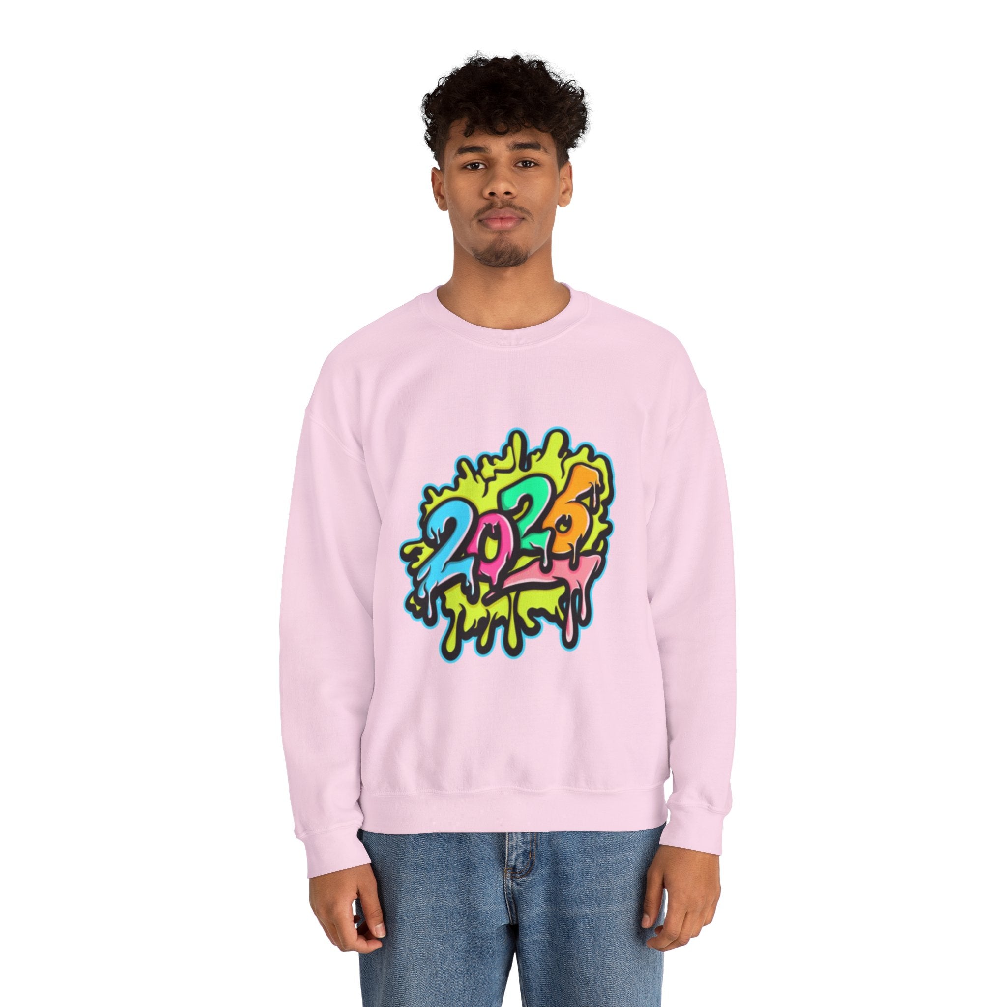 2026 Colorful Drip Design Unisex Sweatshirt