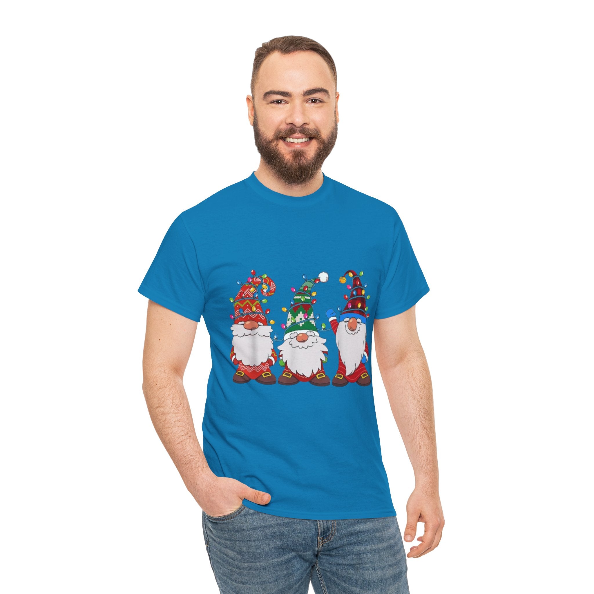 Christmas Gnome Unisex Heavy Cotton T-Shirt