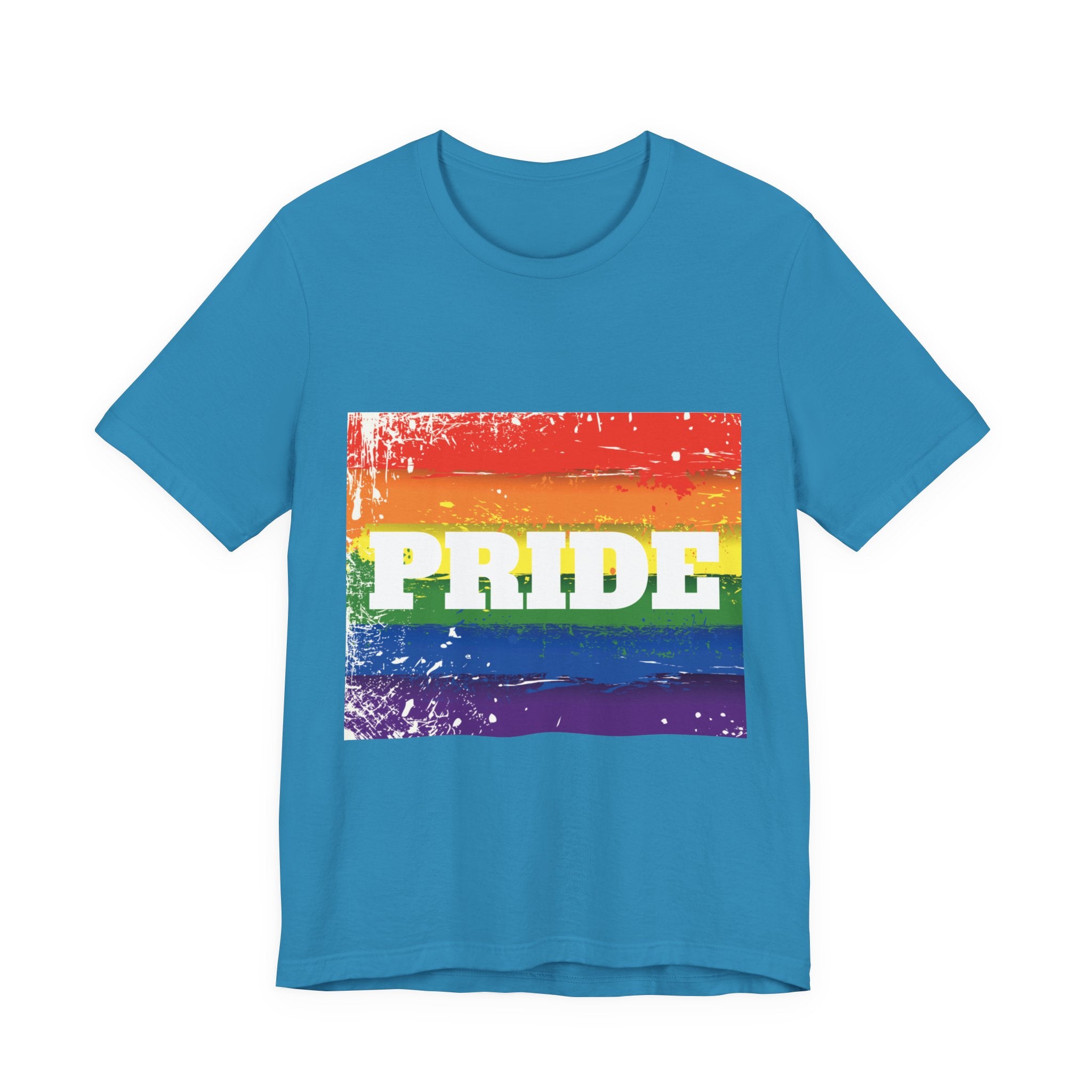 Pride Rainbow Unisex Jersey Short Sleeve T-Shirt