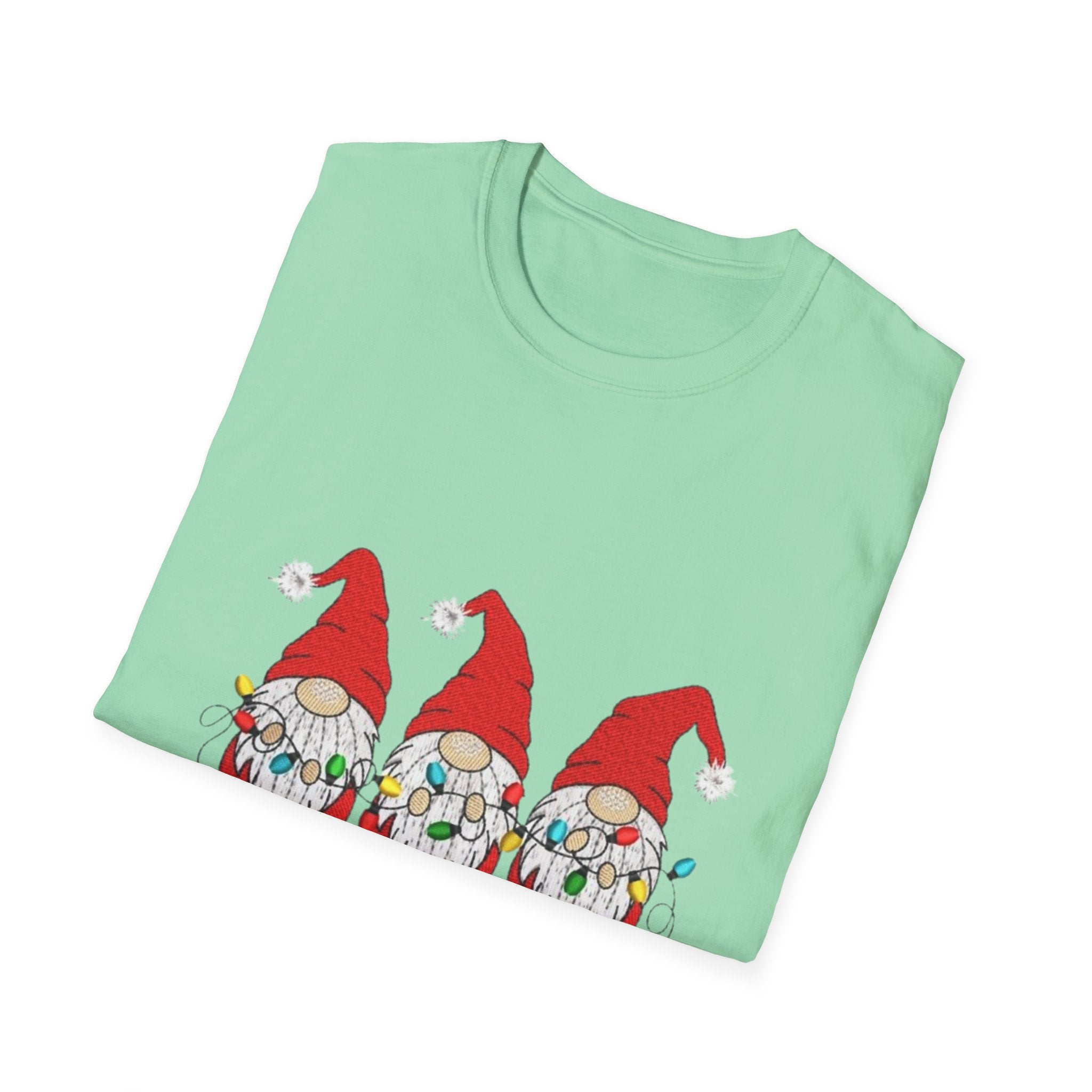 Let's Get Lit Gnome Unisex Softstyle T-Shirt