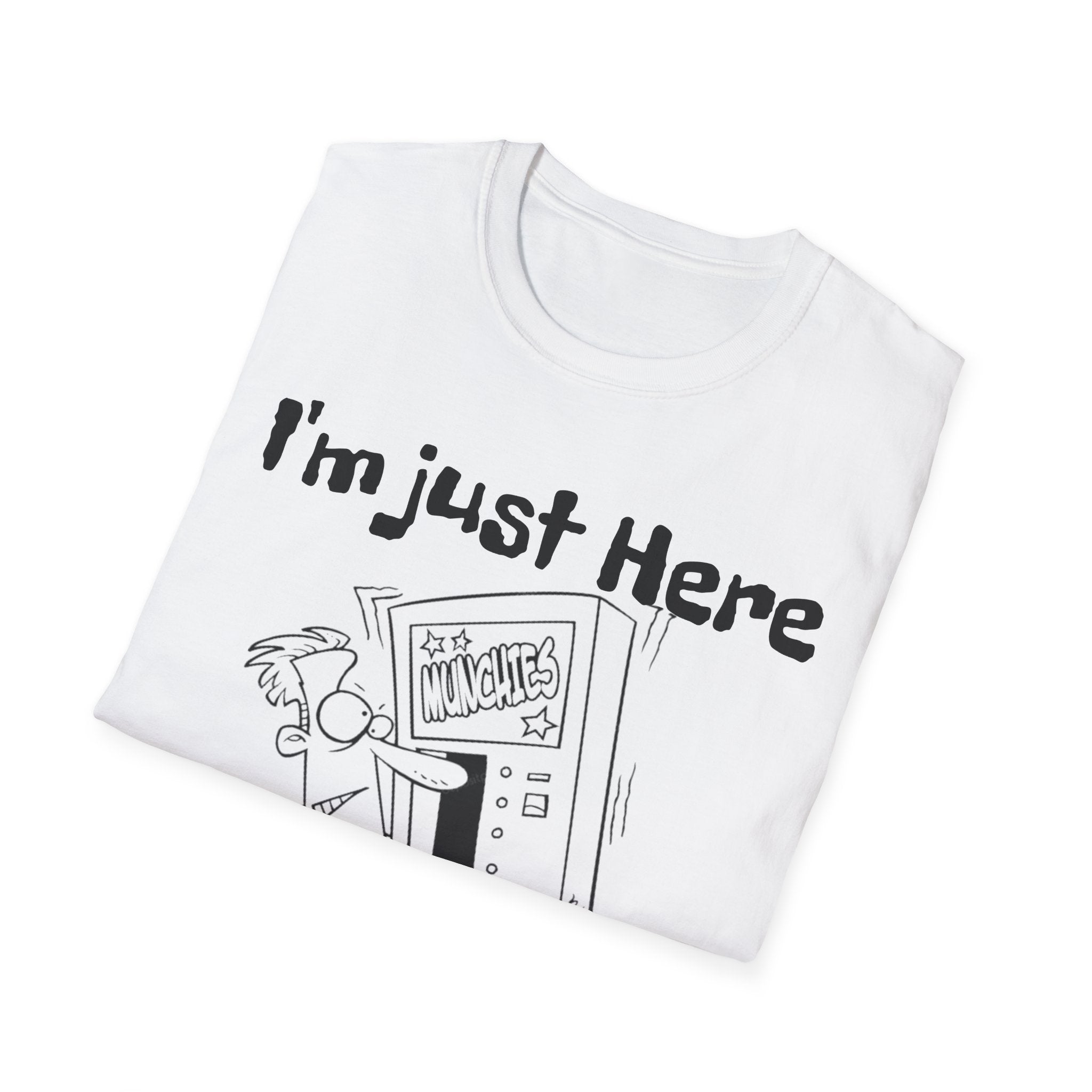 I'm Just Here For The Snacks Unisex SoftstyleT-Shirt