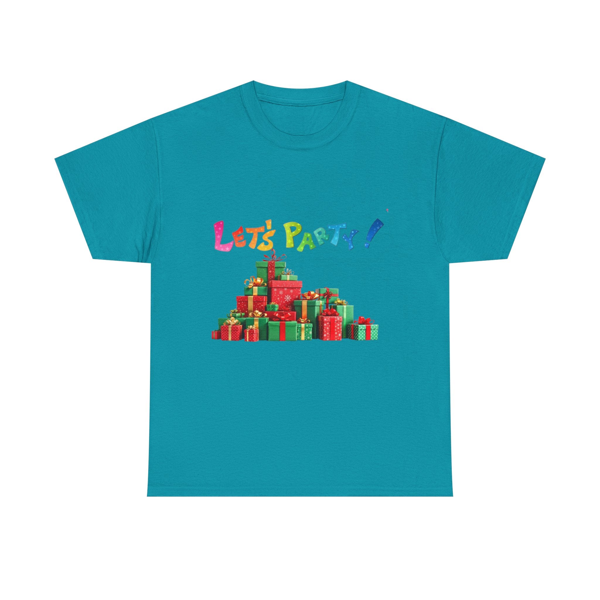 Let's Party! Christmas Presents Unisex Heavy Cotton T-Shirt